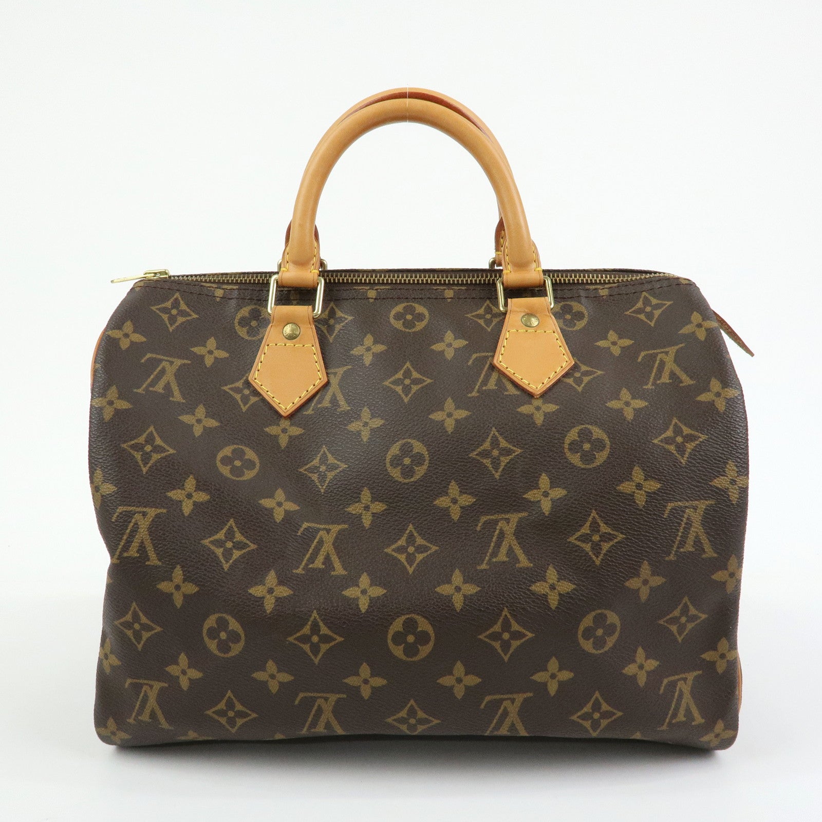 Louis Vuitton Monogram Speedy 30 Boston Bag Hand Bag Brown M41526