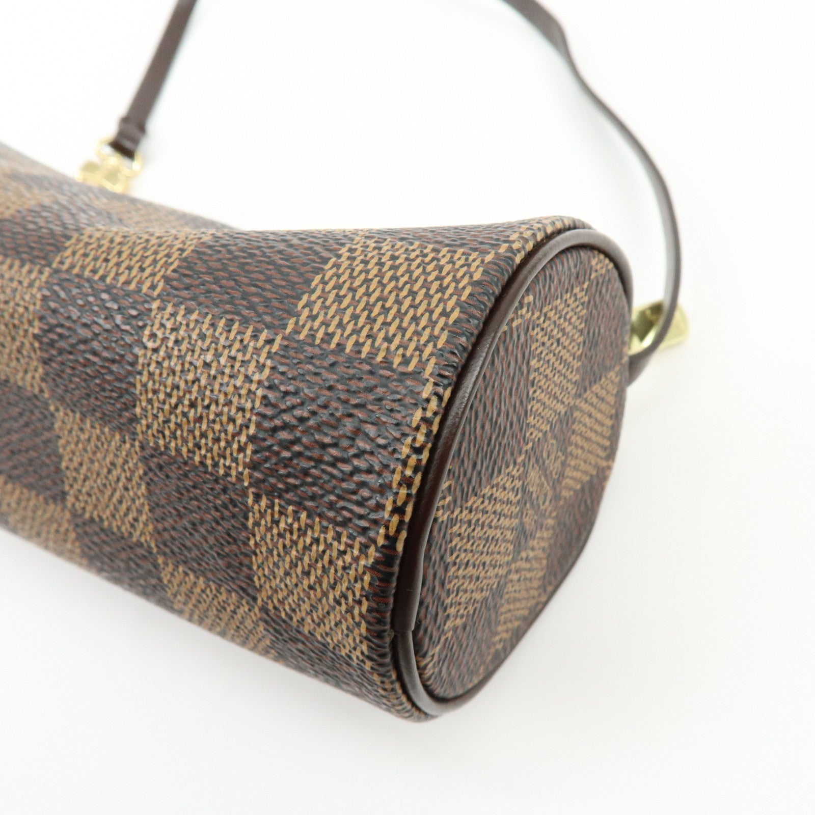 Louis Vuitton Damier Ebene Mini Pouch For Pappillon Bag Brown