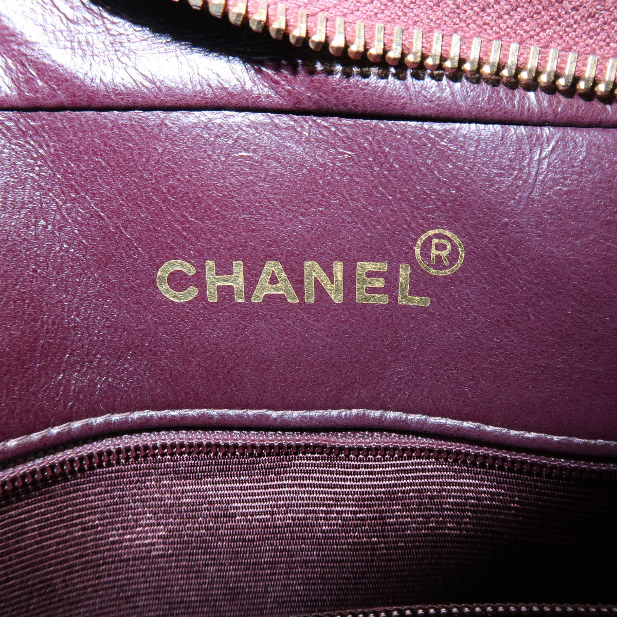 CHANEL Matelasse Diana Caviarskin Chain Shoulder Crossbody Bag Bordeaux