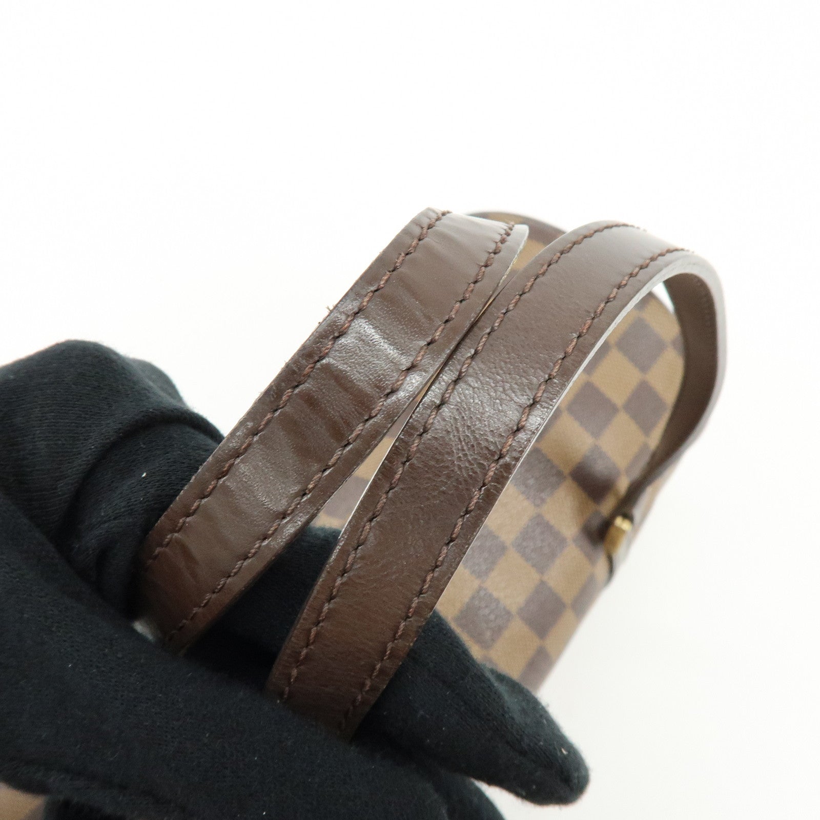Louis Vuitton Damier Ebene Papillon 30 Hand Bag Brown N51303