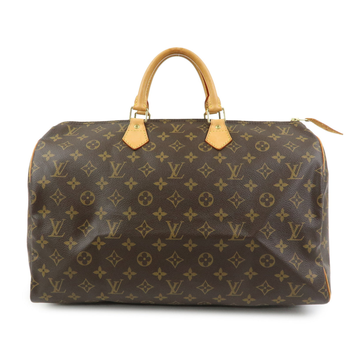 Louis Vuitton Monogram Speedy 40 Hand Bag Boston Bag Brown M41522
