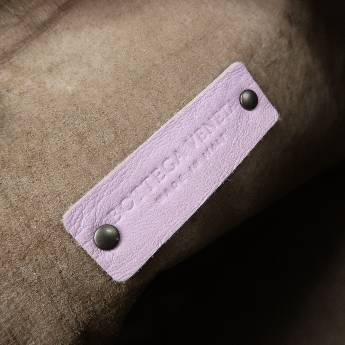 BOTTEGA VENETA Intrecciato Leather Shoulder Bag Lavender 239988