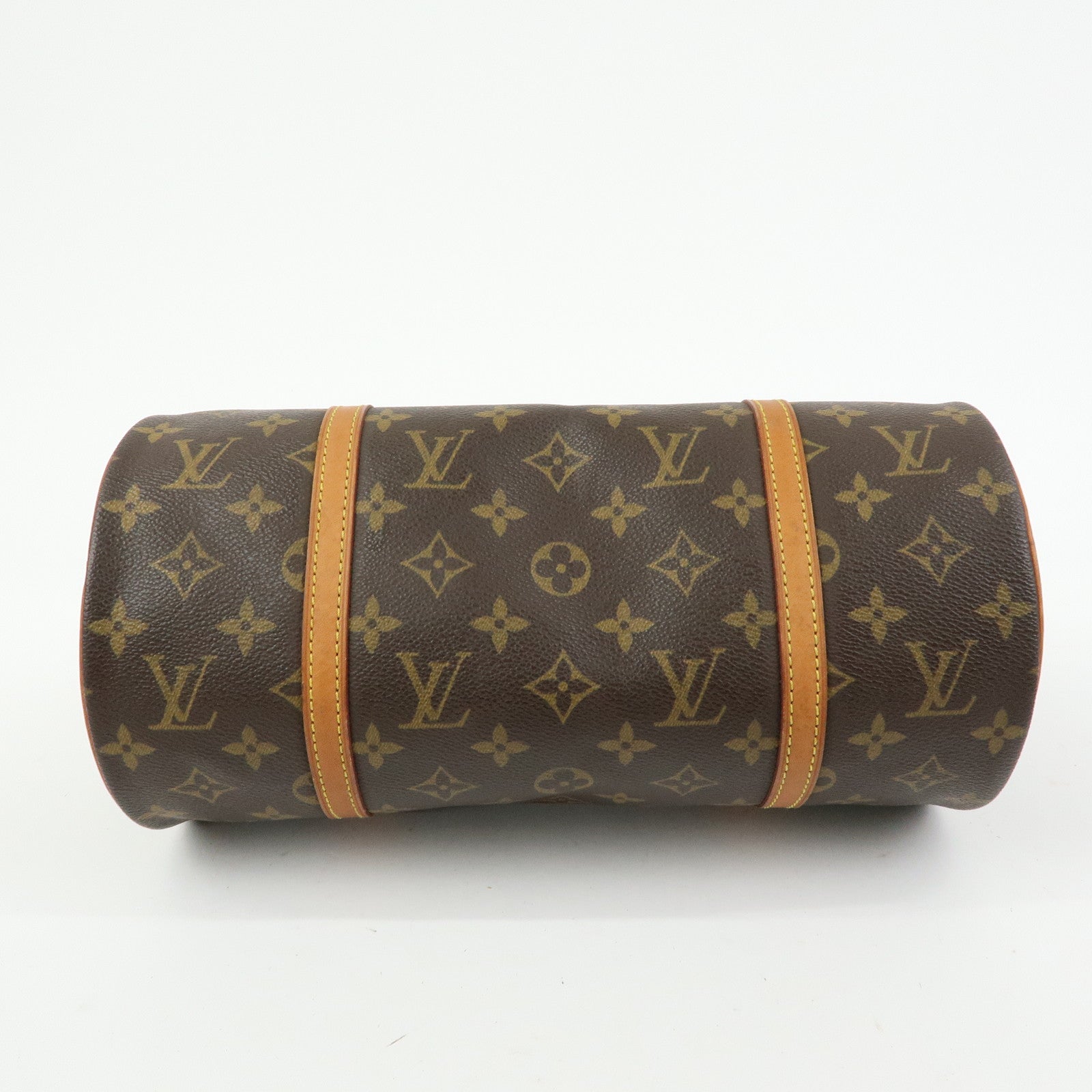 Louis Vuitton Monogram Papillon 30 Hand Bag Brown M51385