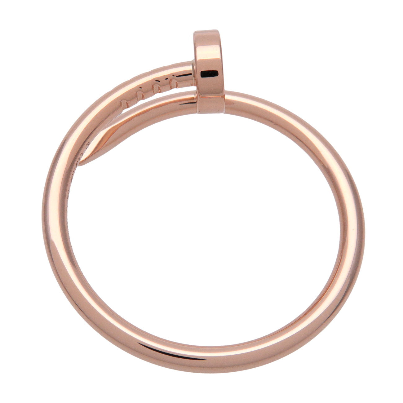 Cartier Juste un Clou Ring SM K18 750YG Yellow Gold #56 US8