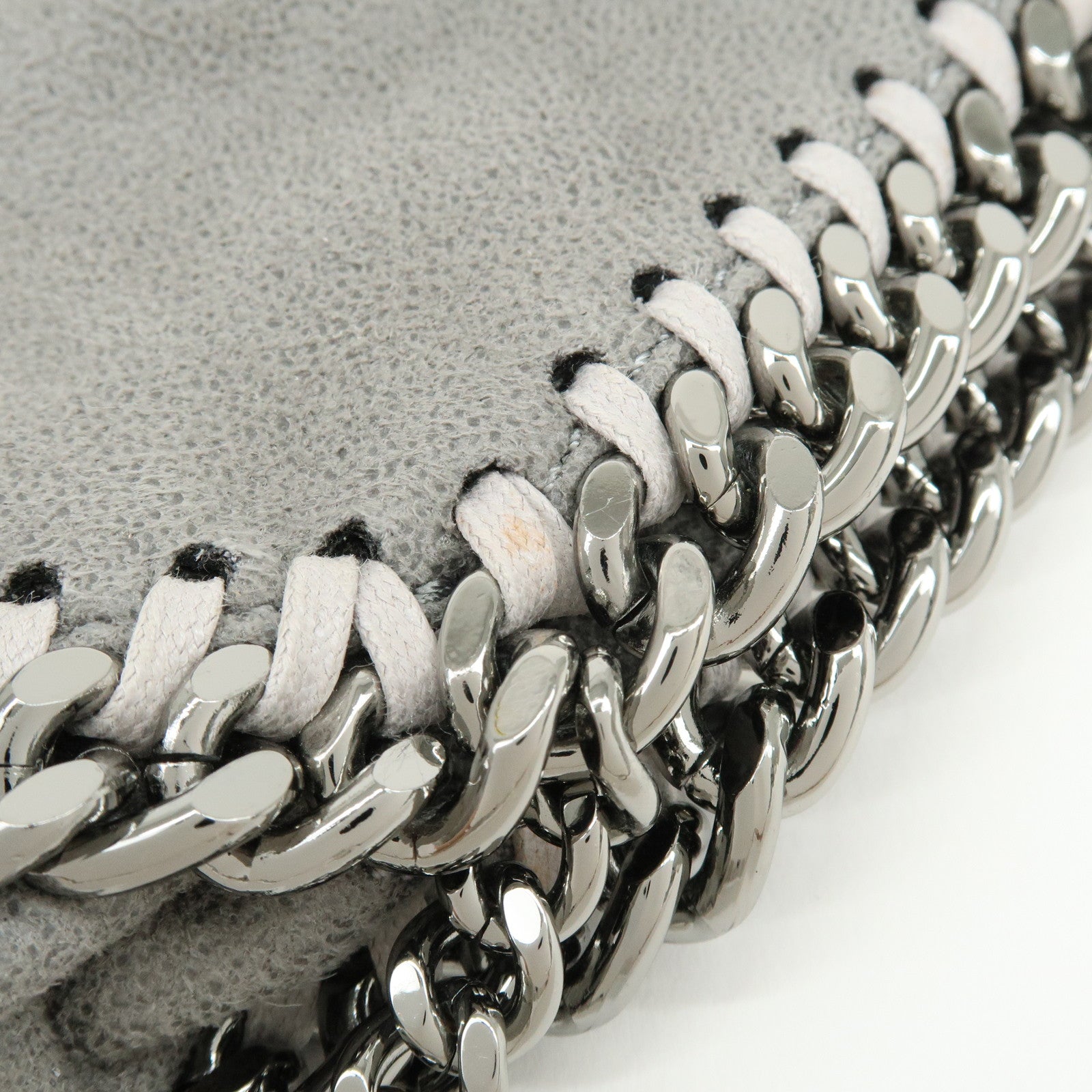 STELLA MCCARTNEY Falabella Faux Leather 2Way Bag Grey 371223