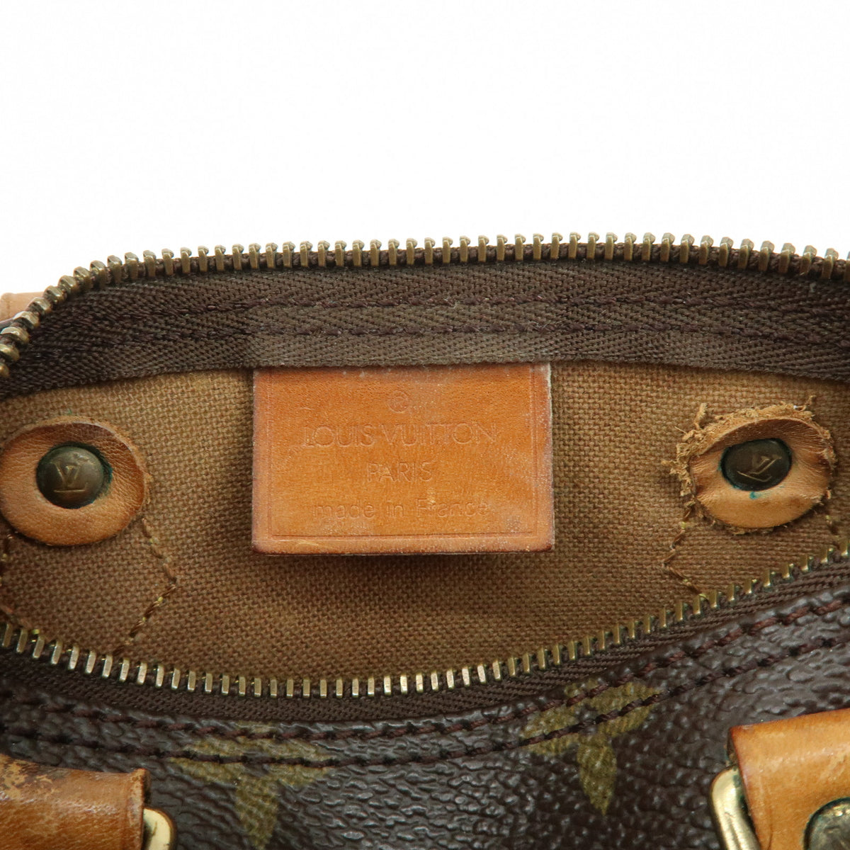 Louis Vuitton Monogram Mini Speedy Hand Bag and Strap M41534 J75011 Lot