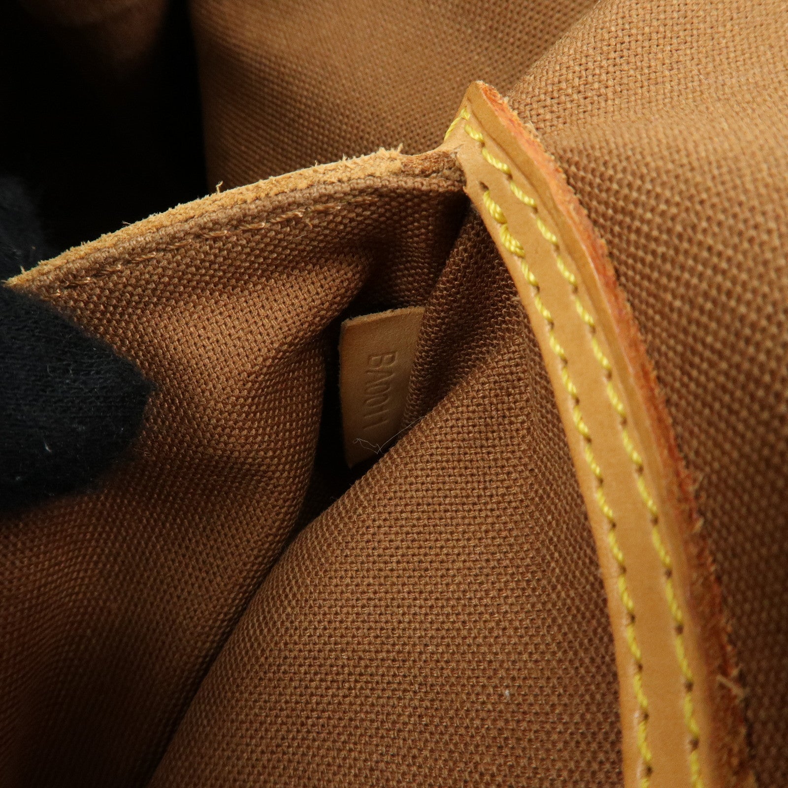 Louis Vuitton Monogram Alma PM Canvas Leather Hand Bag Brown M51130