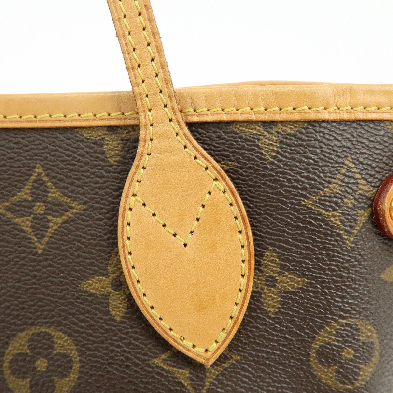 Louis Vuitton Monogram Neverfull PM Tote Bag Hand Bag Brown M40155