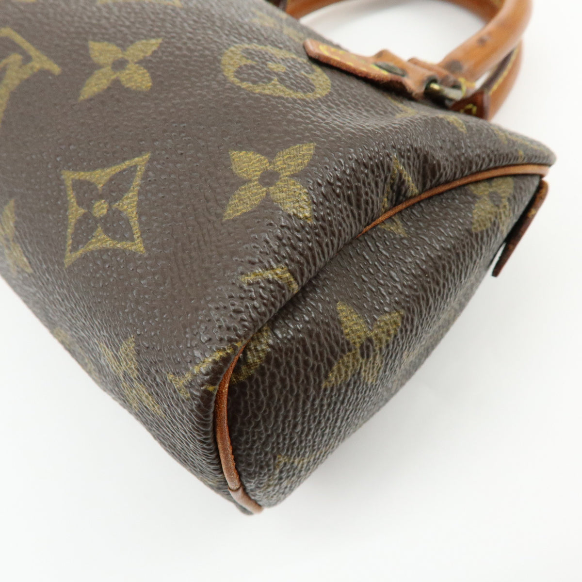Louis Vuitton Monogram Canvas Mini Speedy Hand Bag Brown M41534