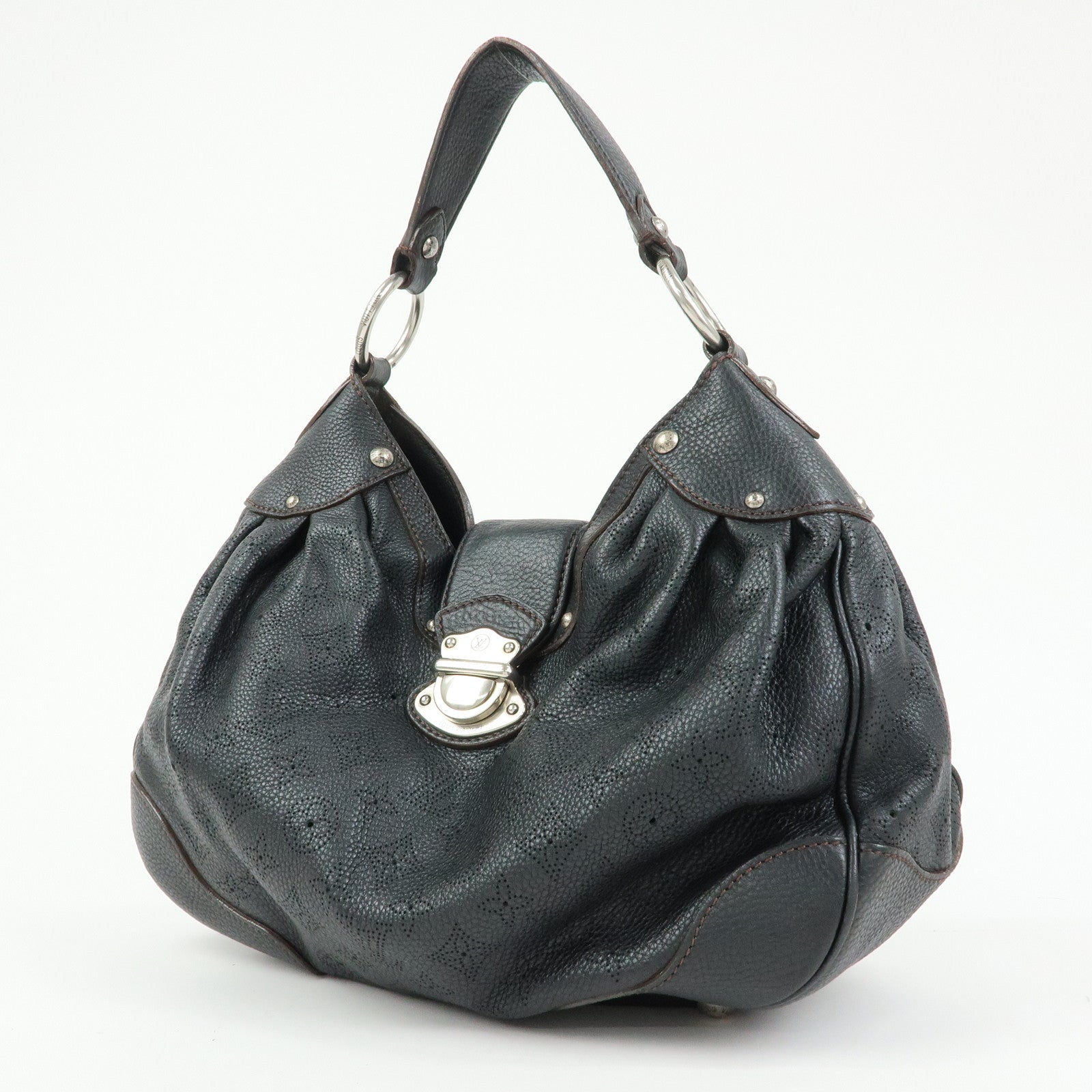 Louis Vuitton Monogram Mahina Solar PM Shoulder Bag Noir M93127