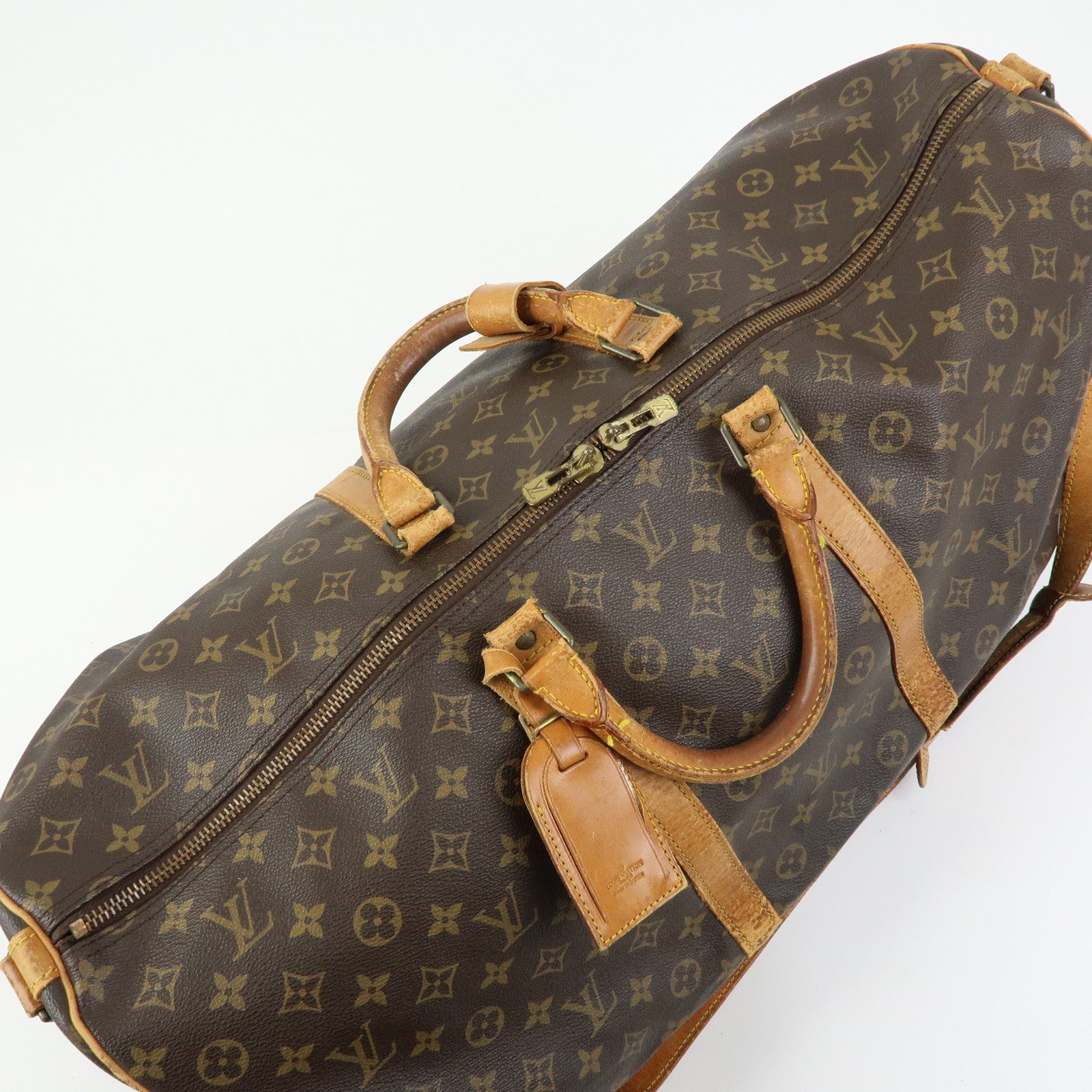 Louis Vuitton Monogram Keep All Bandouliere 60 Boston Bag M41412