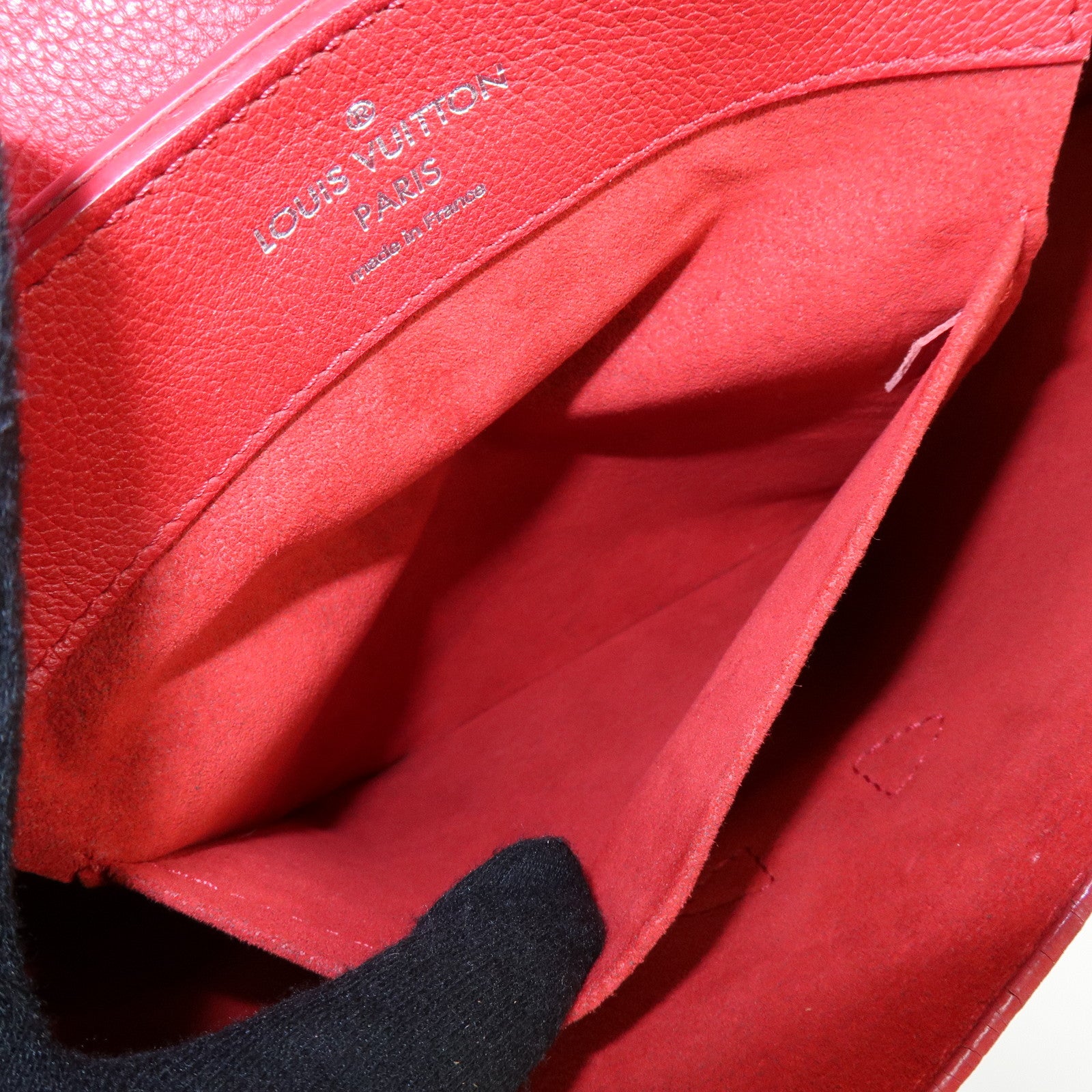 Louis Vuitton Lockme Taurillon Leather Backpack Rucksack Ruby M41818