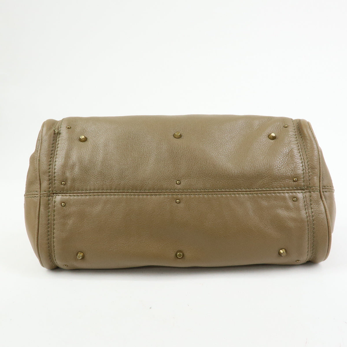 Chloe Paddington Leather Hand Bag Boston Bag Brown