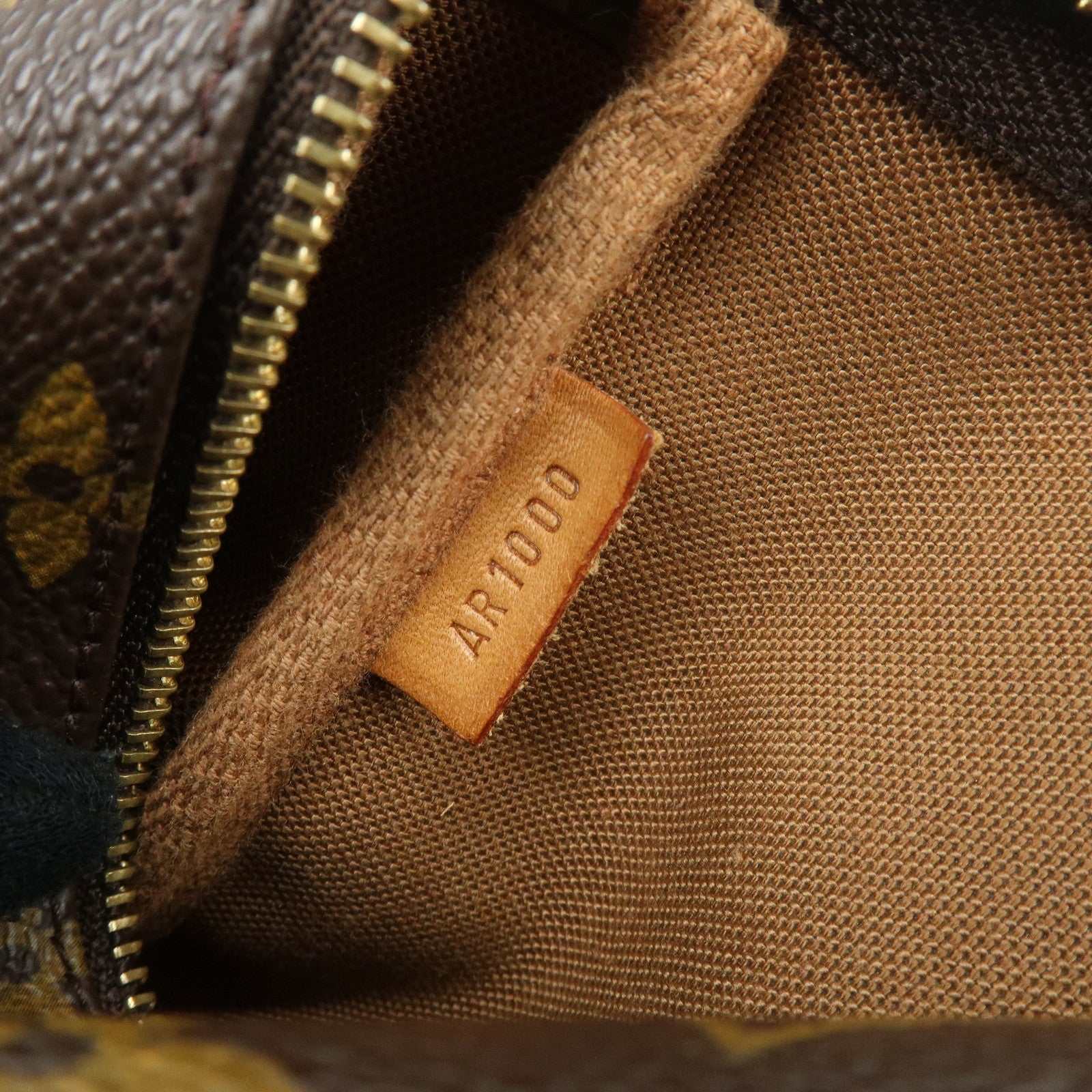 Louis Vuitton Monogram Pochette Accessoires Hand Bag Brown M51980