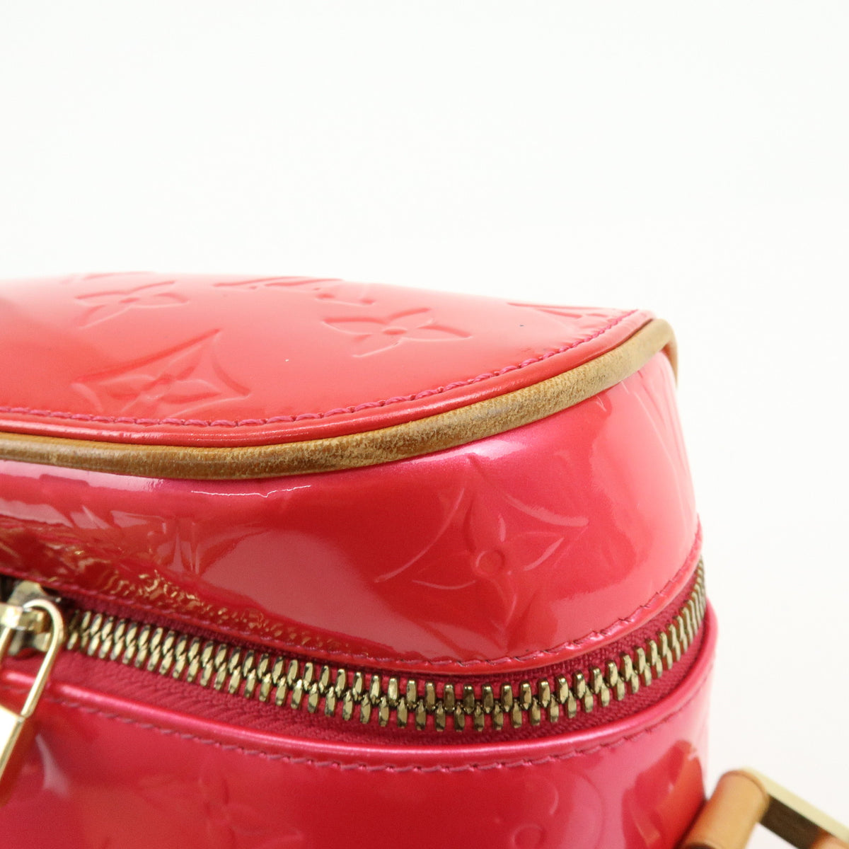 Louis Vuitton Monogram Vernis Sullivan Vertical Fuchsia Pink M91259