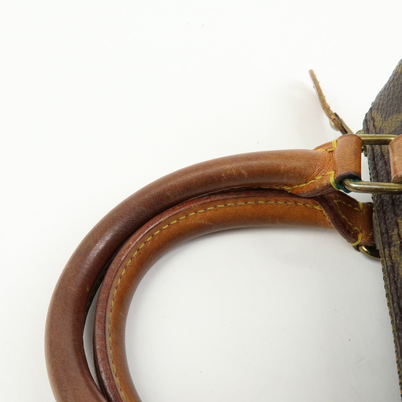 Louis Vuitton Monogram Canvas Mini Speedy Hand Bag & Strap M41534