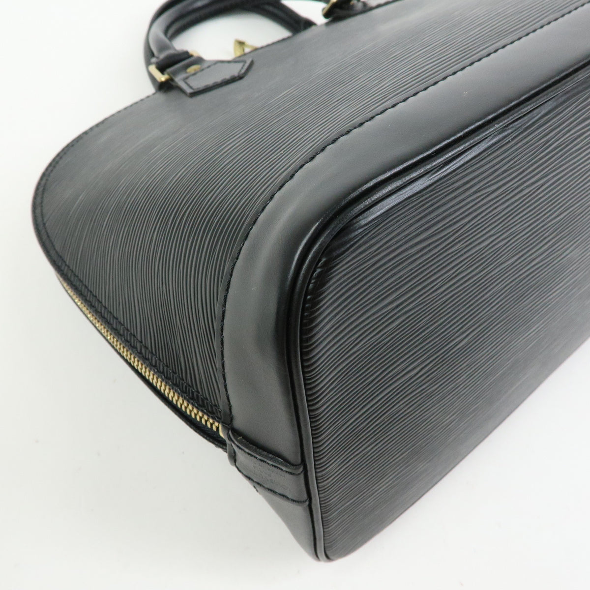 Louis Vuitton Epi Alma PM Leather Hand Bag Noir Black M52142