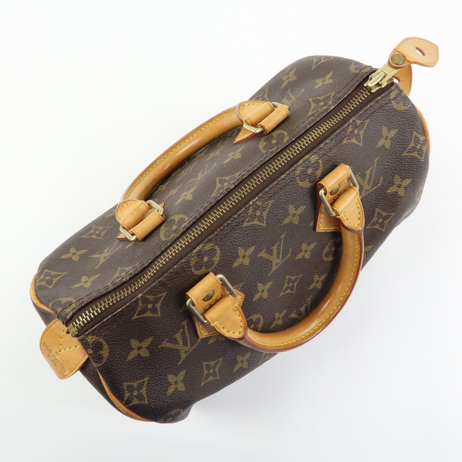 Louis Vuitton Monogram Speedy 25 Boston Bag Hand Bag Brown M41528
