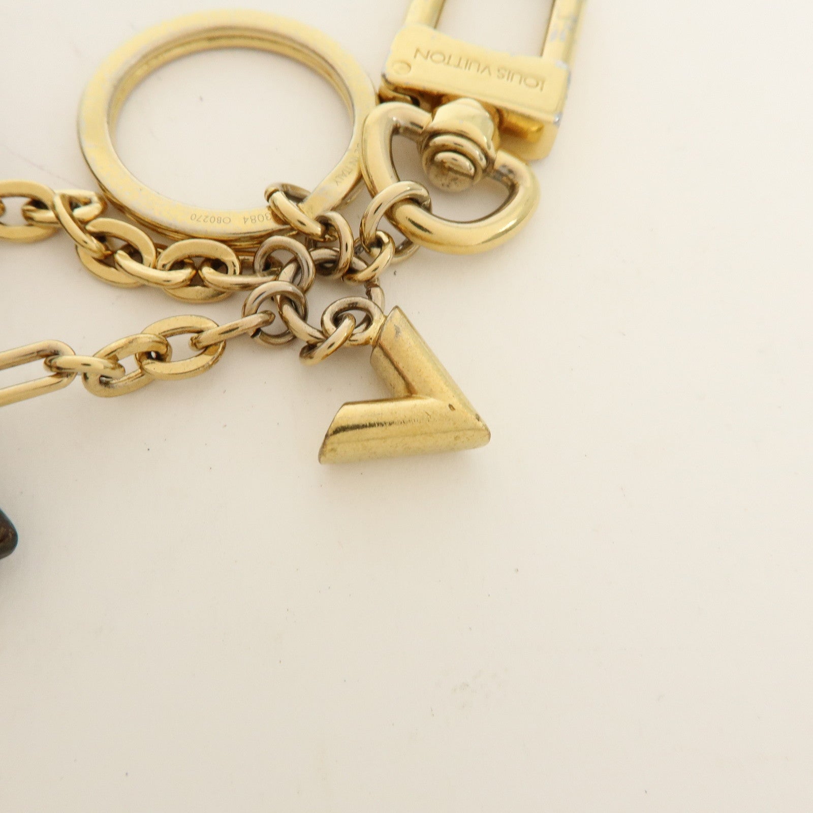 Louis Vuitton Porte Cles Blooming Flower Bag Charm Key Chain M63084