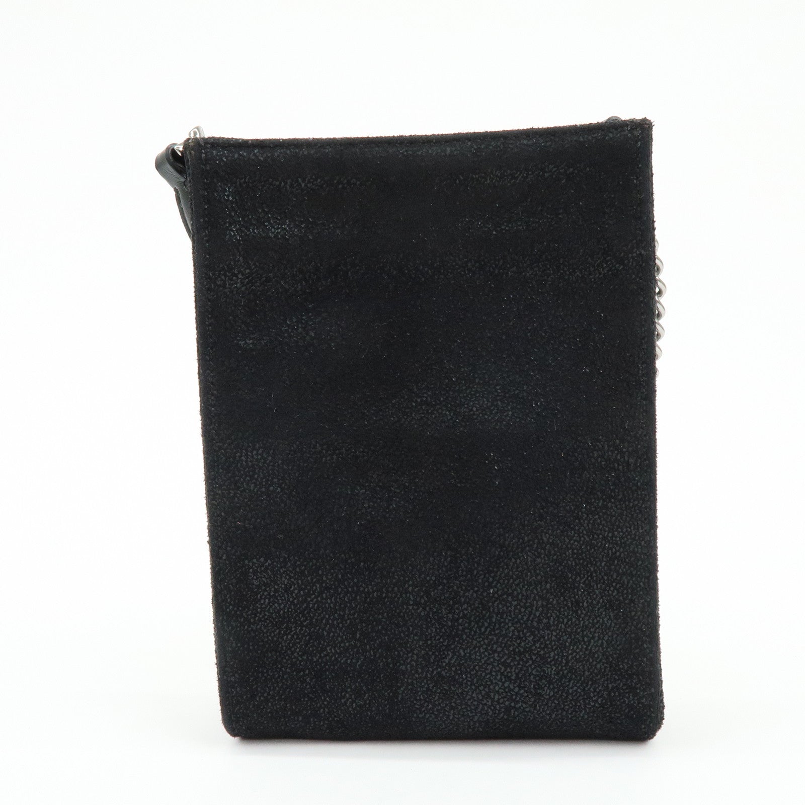 STELLA MCCARTNEY Polyester Chain Shoulder Bag Crossbody Bag Black
