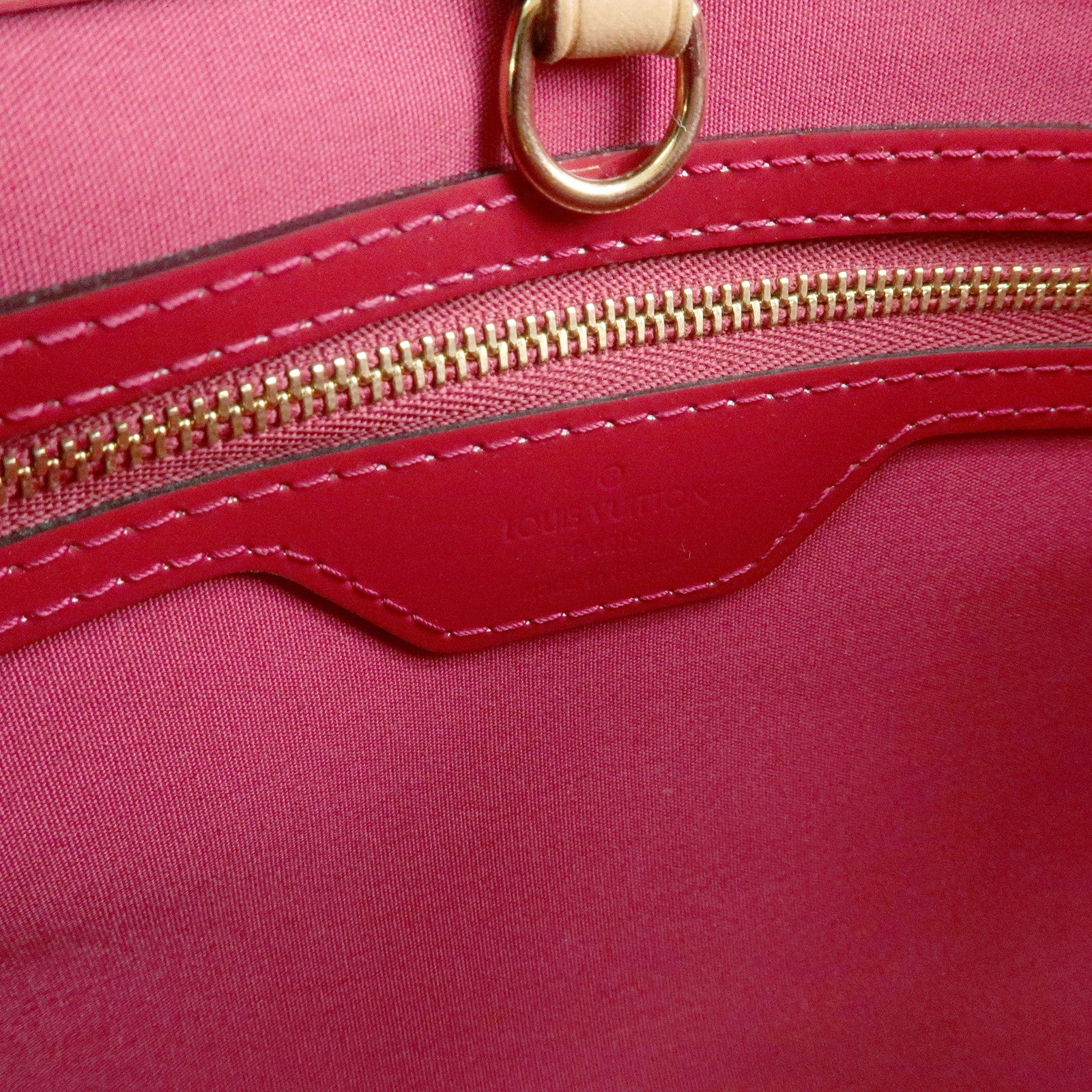 Louis Vuitton Monogram Vernis Catalina BB Hand Bag Rose Indien M90016