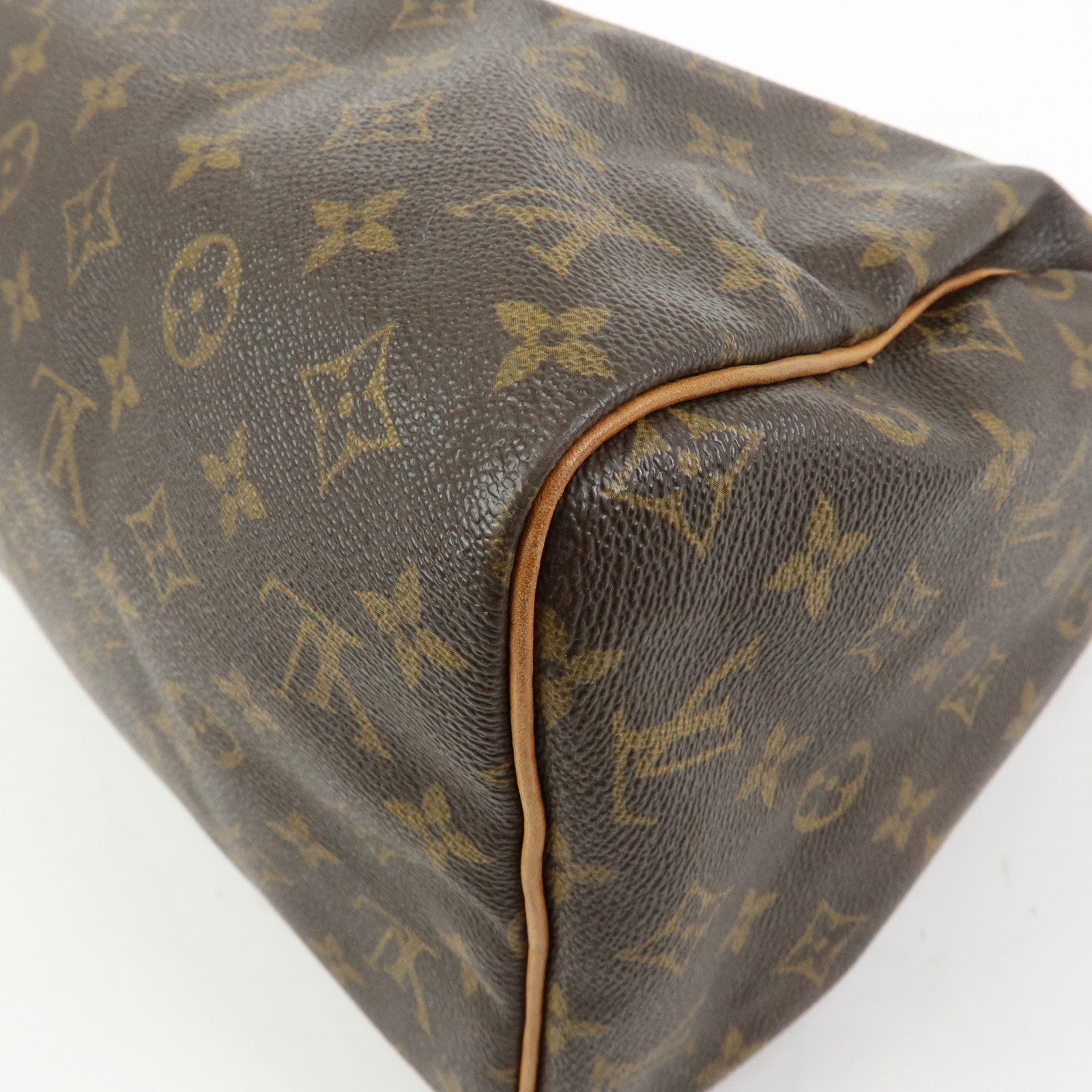 Louis Vuitton Monogram Speedy 30 Boston Bag Hand Bag Brown M41526