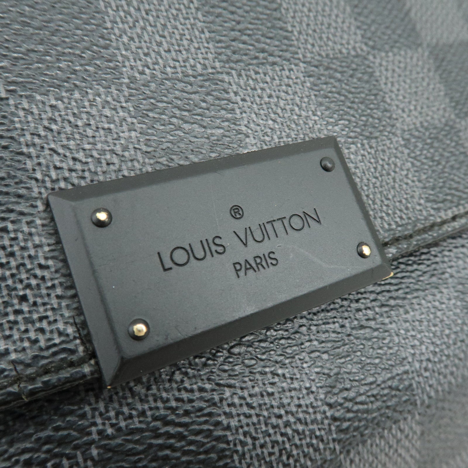 Louis Vuitton Damier Graphite District PM Shoulder Bag Noir N41260