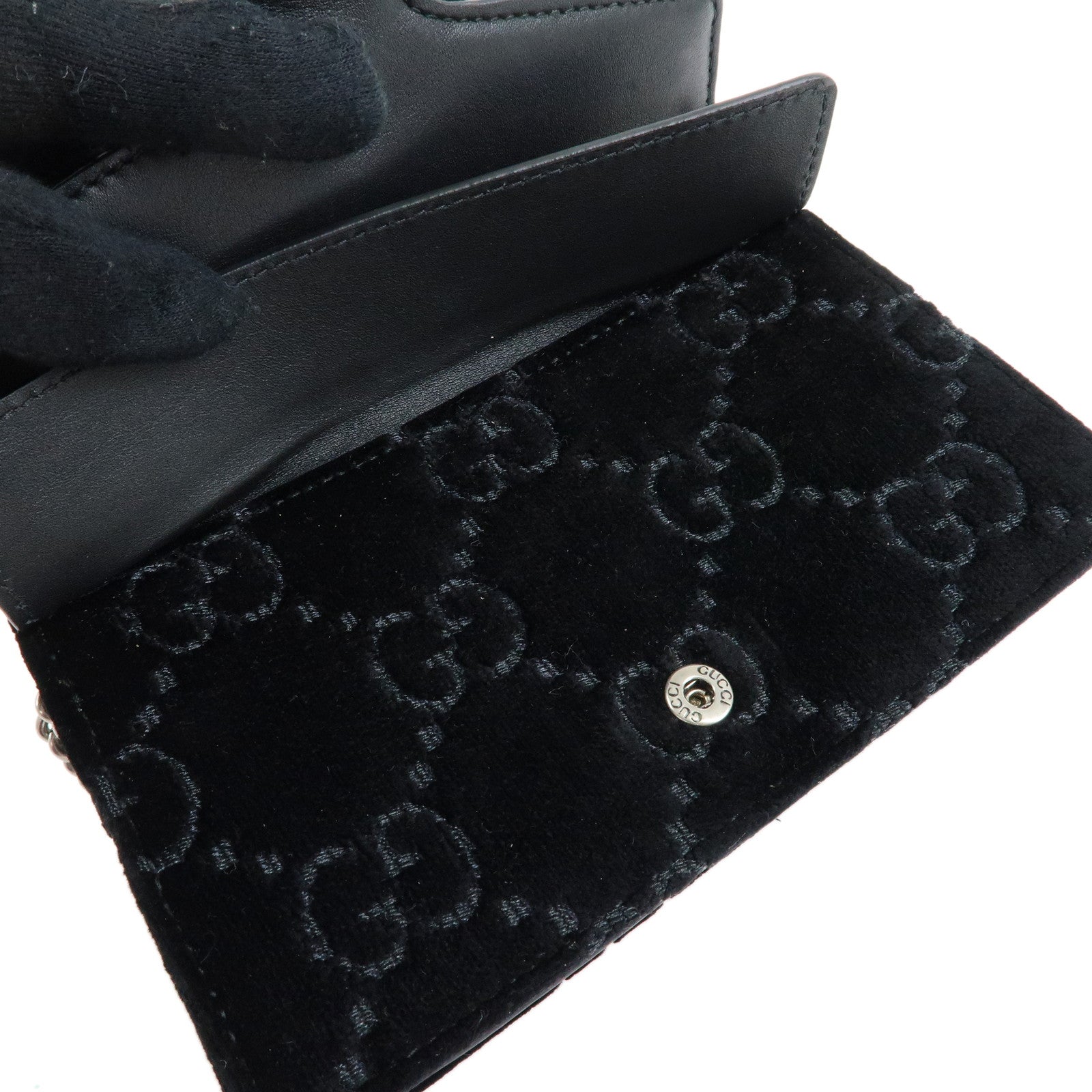 GUCCI Dionysus Super Mini Bag Velvet Leather Chain Shoulder Bag 476432