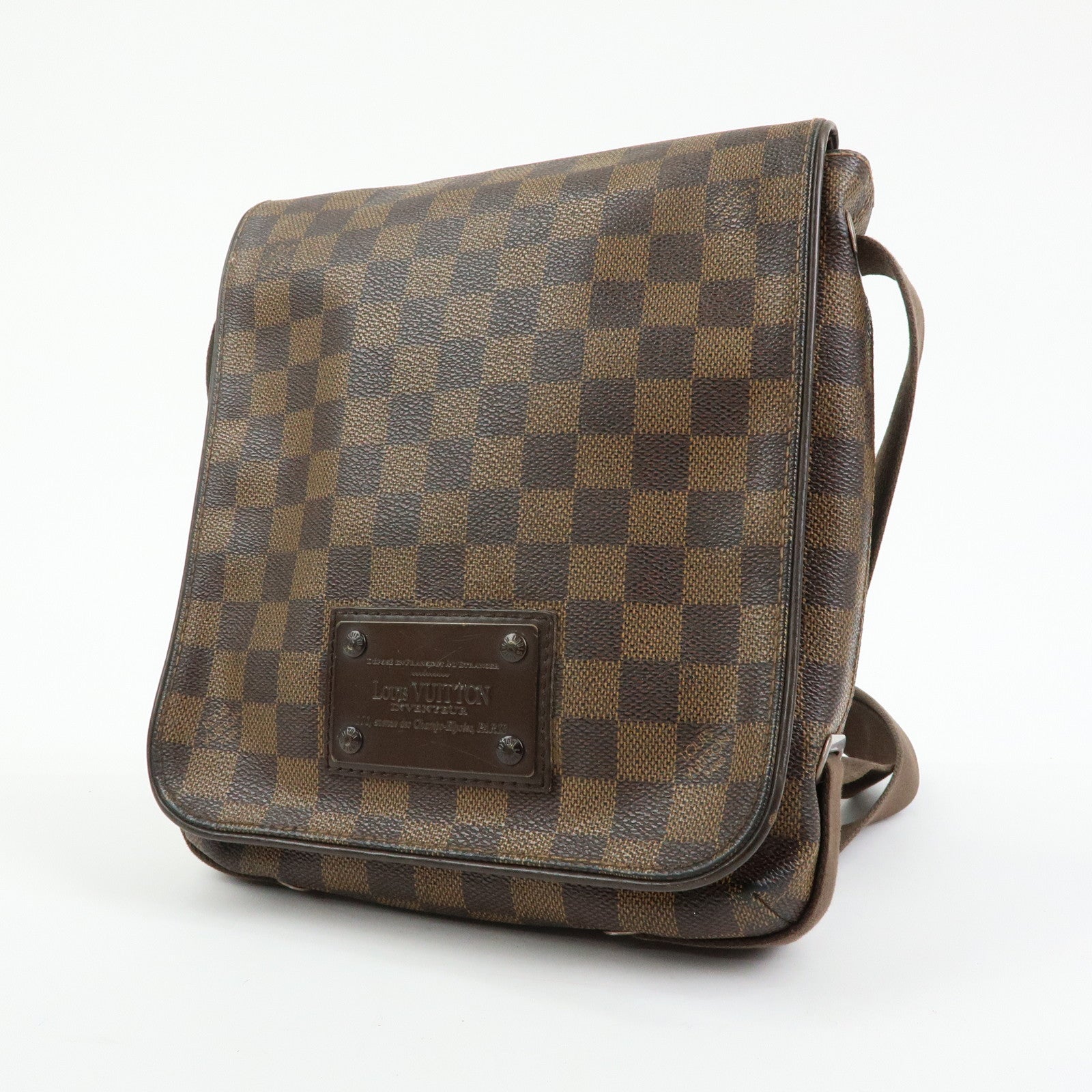 Louis Vuitton Damier Ebene Brooklyn PM Shoulder Crossbody Bag N51210