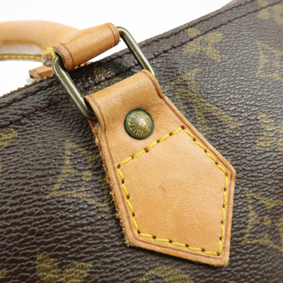 Louis Vuitton Monogram Speedy 40 Hand Bag Boston Bag Brown M41522