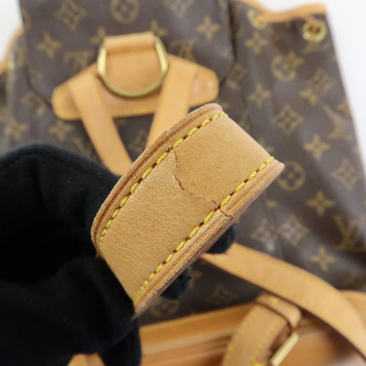 Louis Vuitton Monogram Montsouris MM Backpack Brown M51136