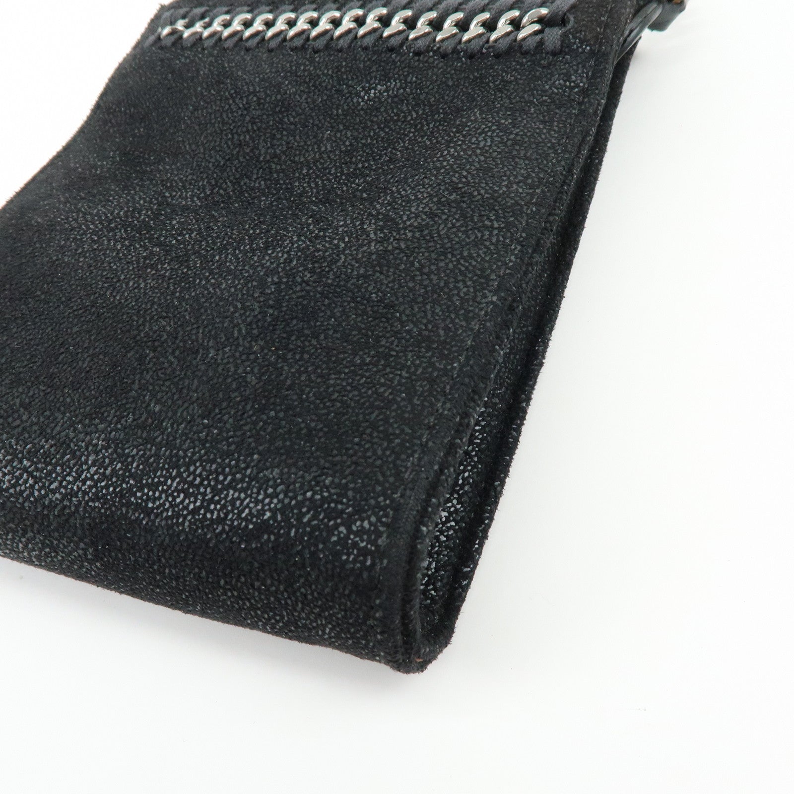 STELLA MCCARTNEY Polyester Chain Shoulder Bag Crossbody Bag Black