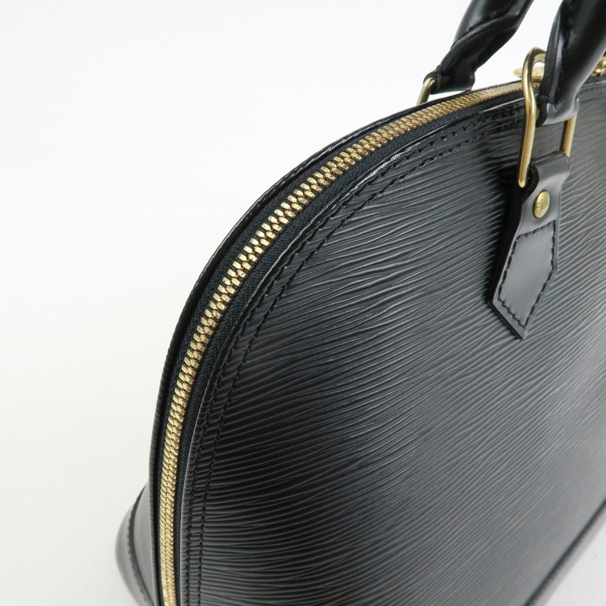Louis Vuitton Epi Alma PM Leather Hand Bag Noir Black M52142