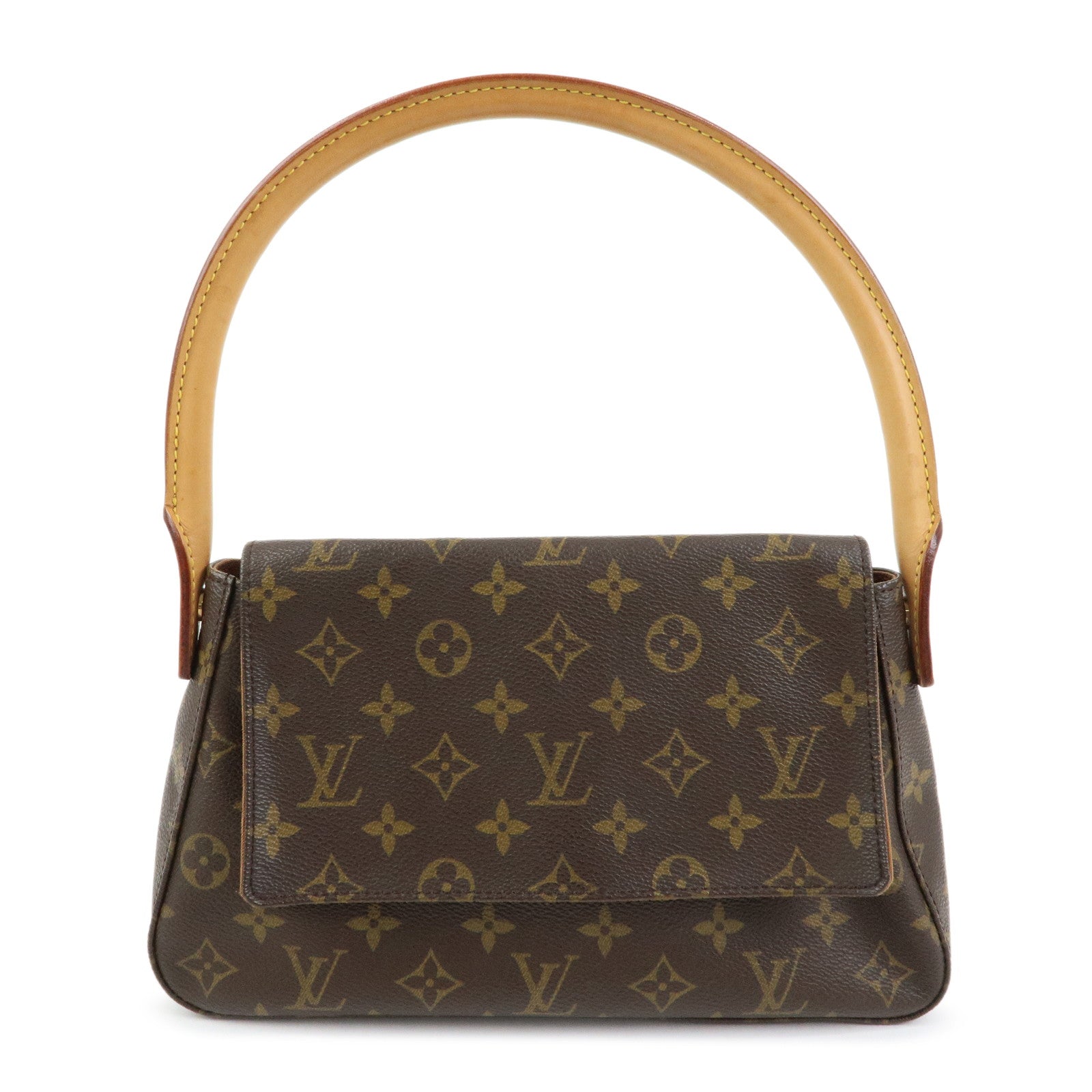 Louis Vuitton Monogram Mini Looping Shoulder Bag Brown M51147