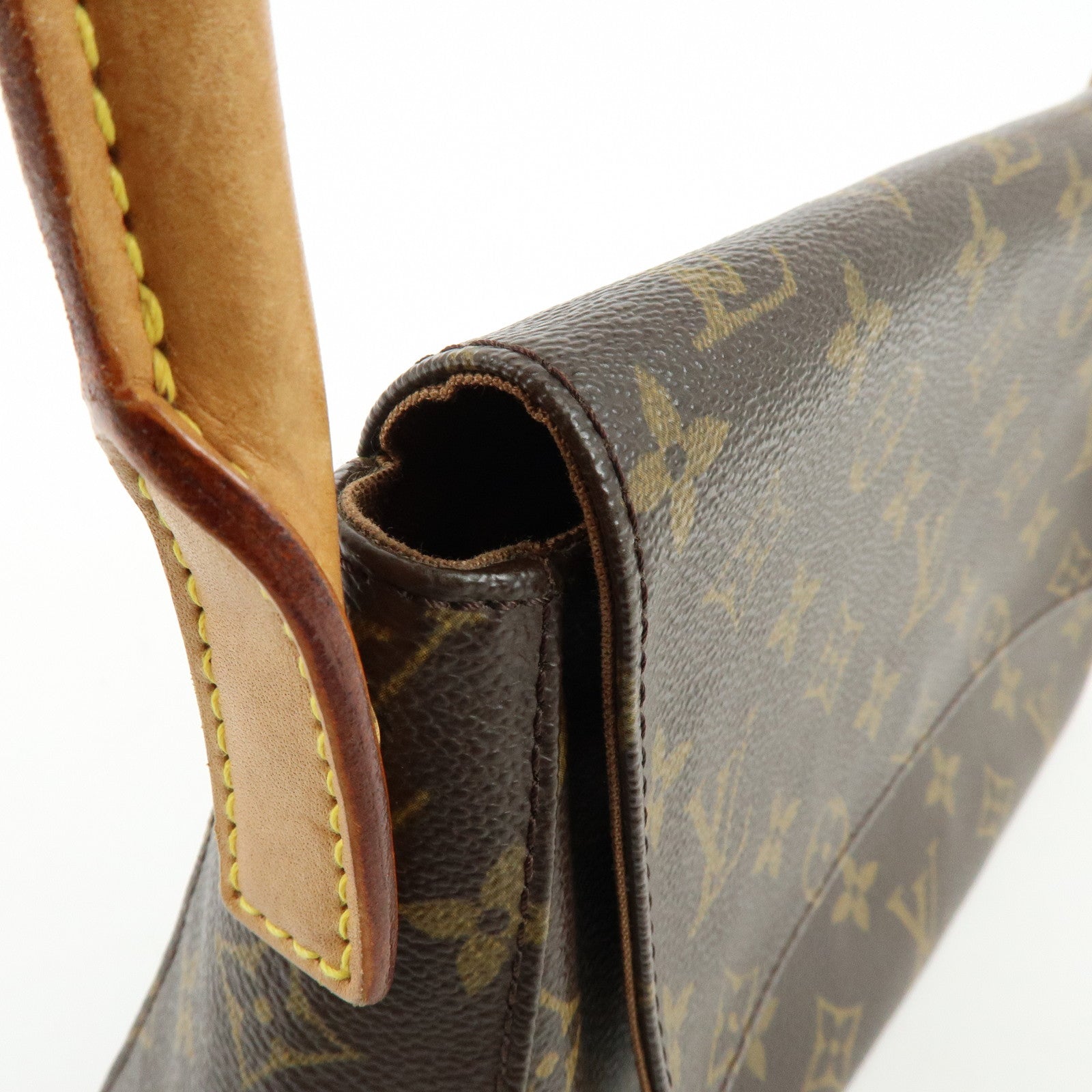 Louis Vuitton Monogram Mini Looping Shoulder Bag Brown M51147