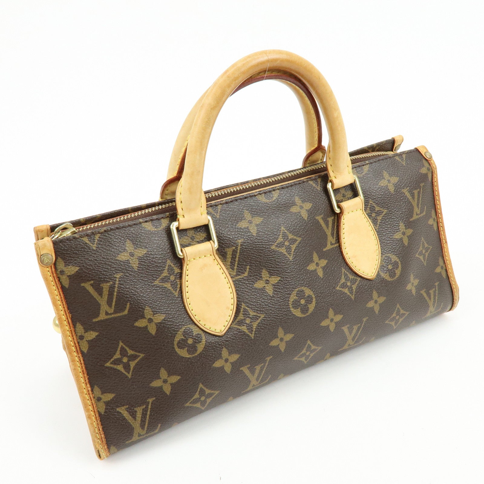 Louis Vuitton Monogram Canvas Popincourt Hand Bag Brown M40009