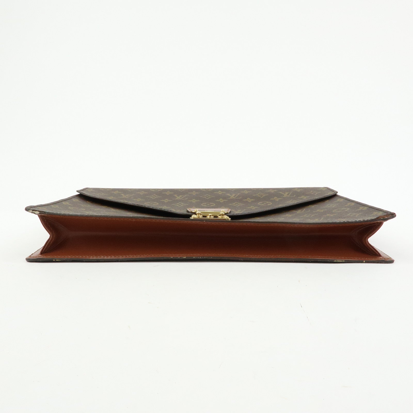 Louis Vuitton Monogram Port‑Documents Bandoulière Brown M53338