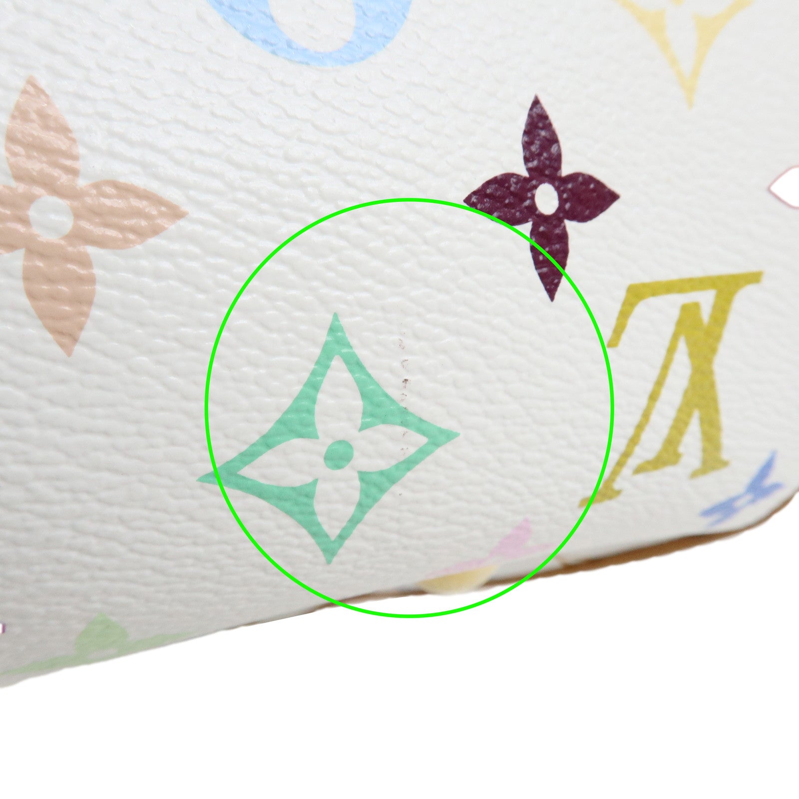 Louis Vuitton Monogram Multicolor Rita Shoulder Hand Bag Blanc M40125