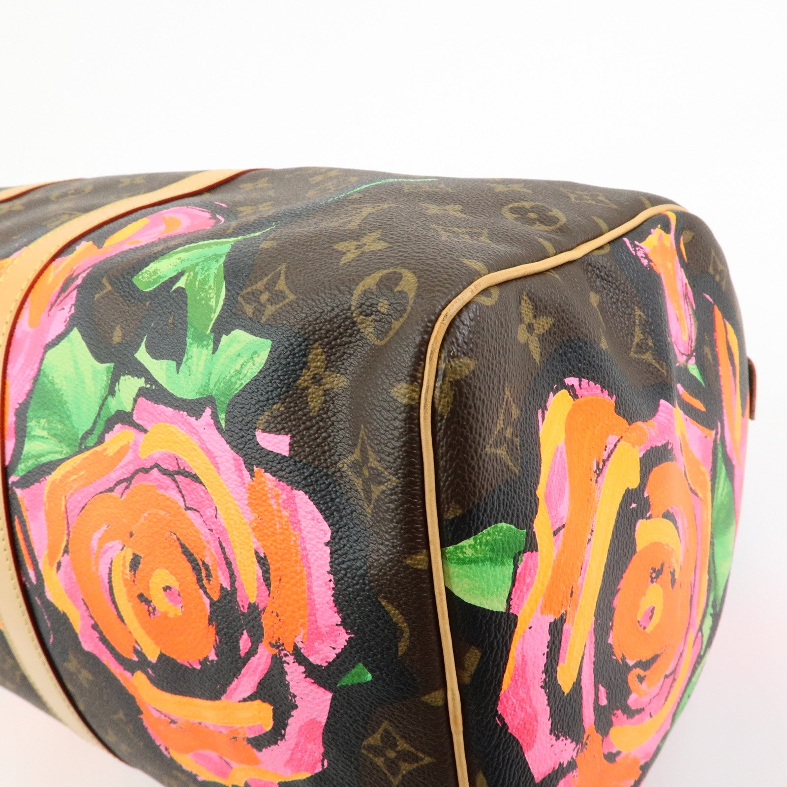 Louis Vuitton Monogram Rose Keep All Bandouliere 50 Boston Bag M48605