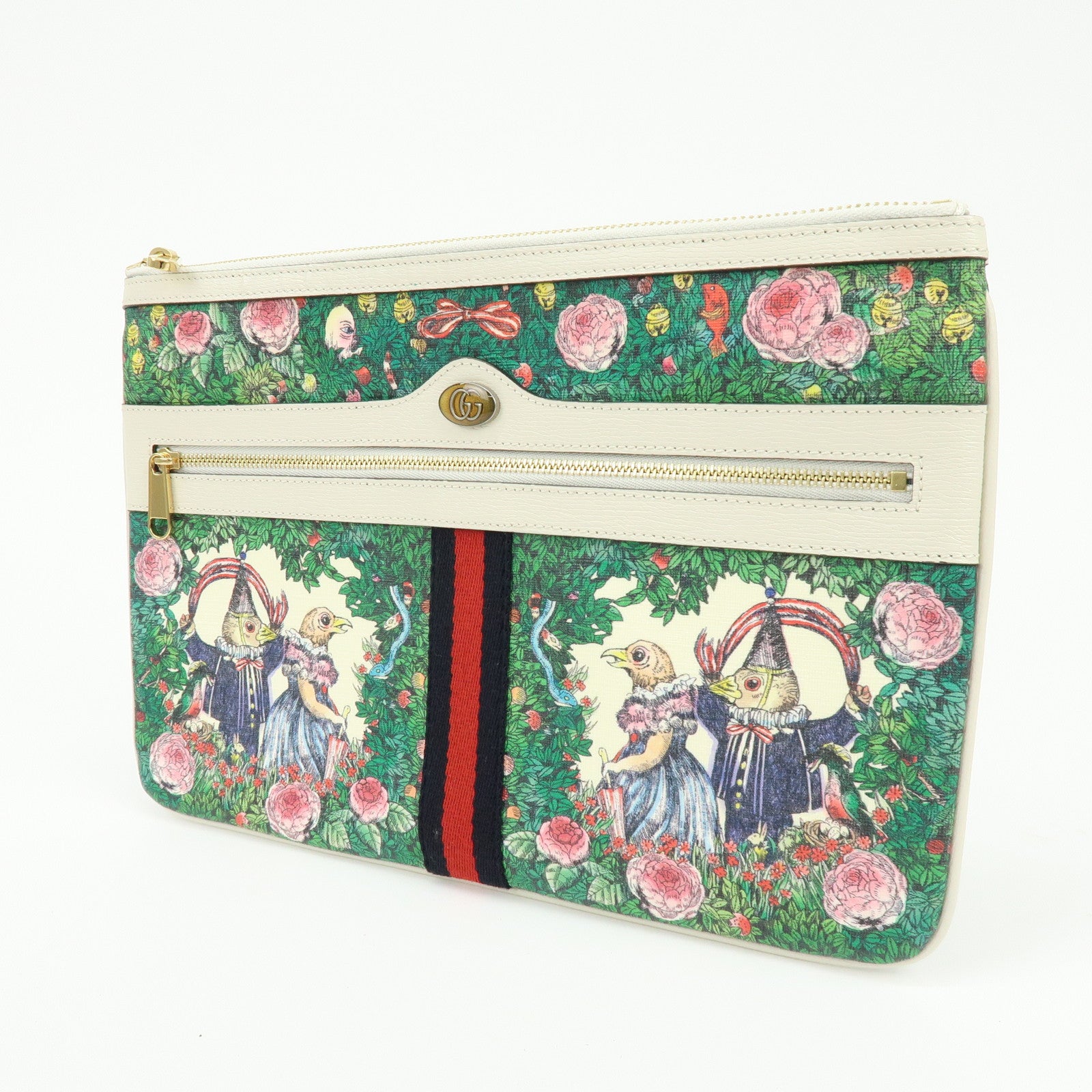 GUCCI Sherry Ophidia Yuko Higuchi Japan Limited Flat Pouch Bag 517551