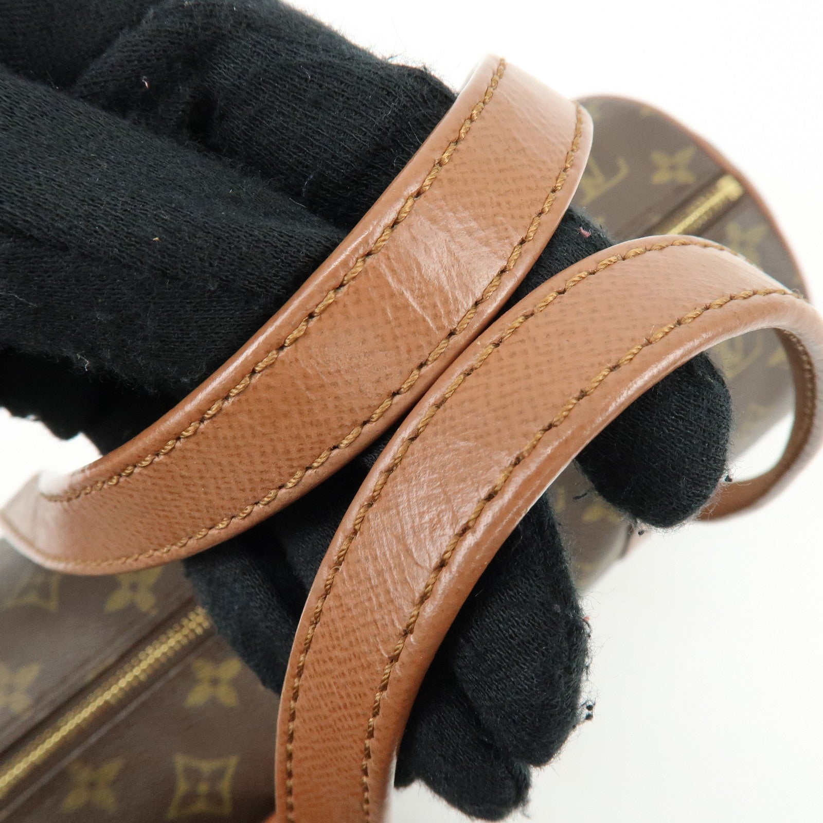 Louis Vuitton Monogram Papillon 30 Hand Bag Old Style Brown M51365