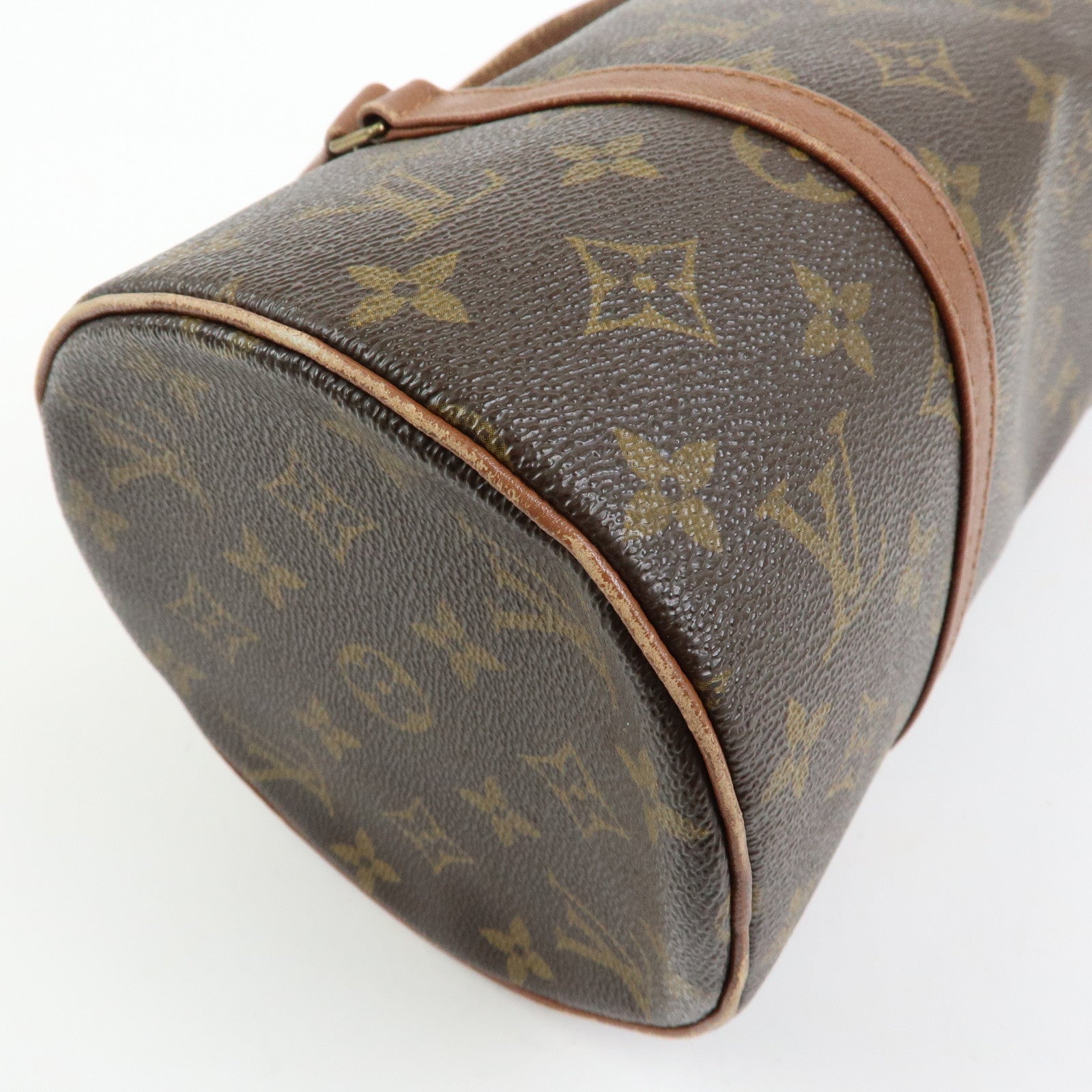 Louis Vuitton Monogram Papillon 30 Hand Bag Brown M51385