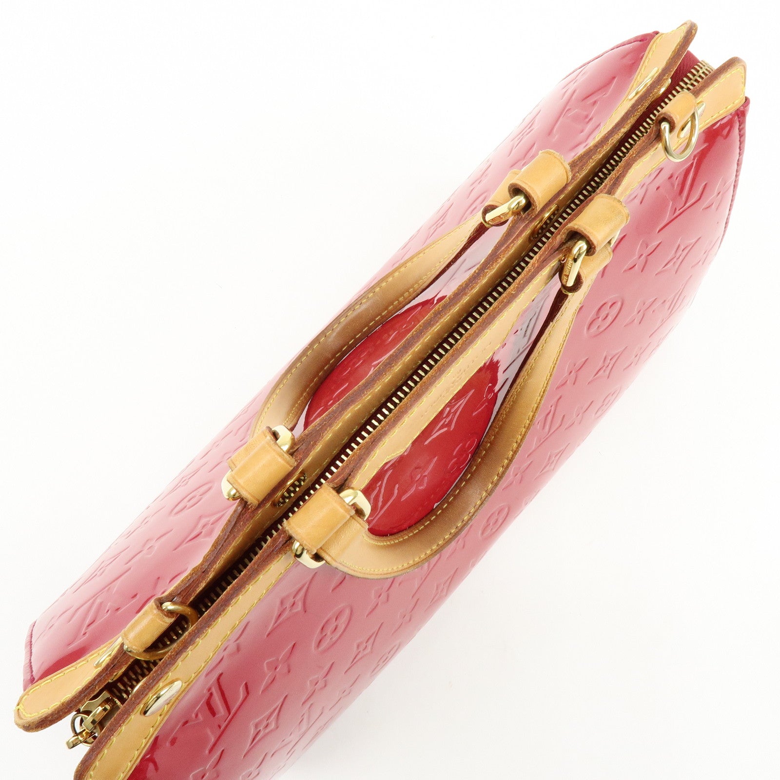 Louis Vuitton Vernis Brea MM 2Way Bag Hand Bag Rose Indien M91798