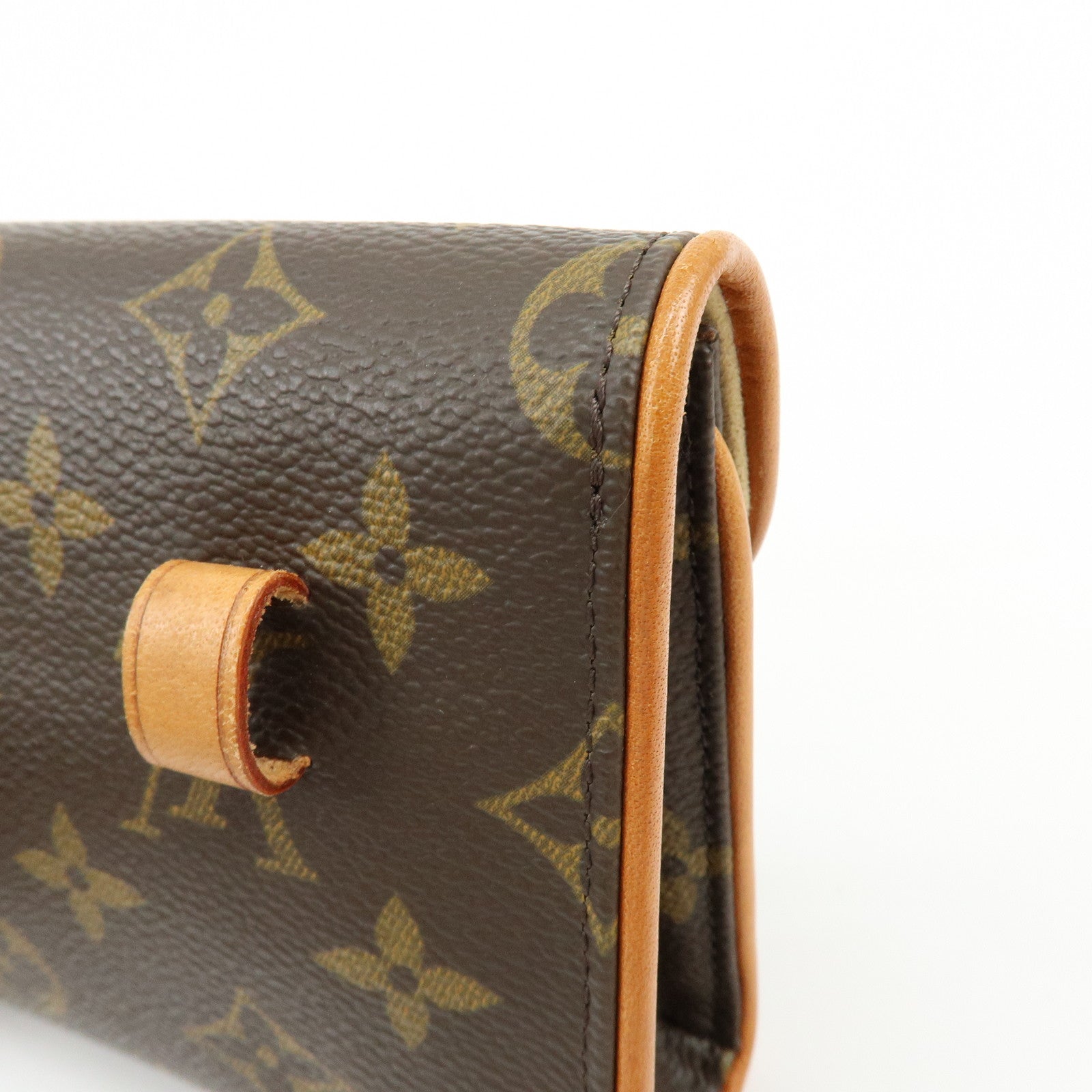Louis Vuitton Monogram Pochette Florentine Waist Bag Belt XS M51855