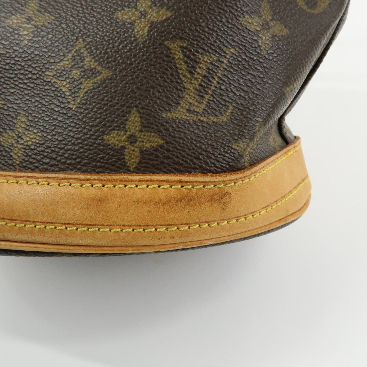Louis Vuitton Monogram Canvas Bucket PM Hand Bag Brown M42238