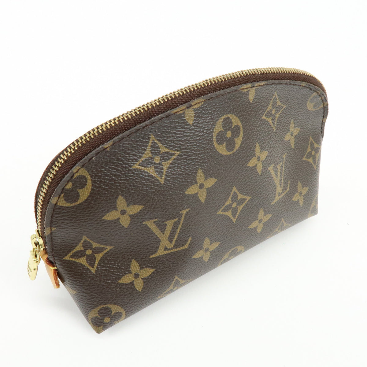 Louis Vuitton Monogram Pochette Cosmetic PM Pouch Brown M47515