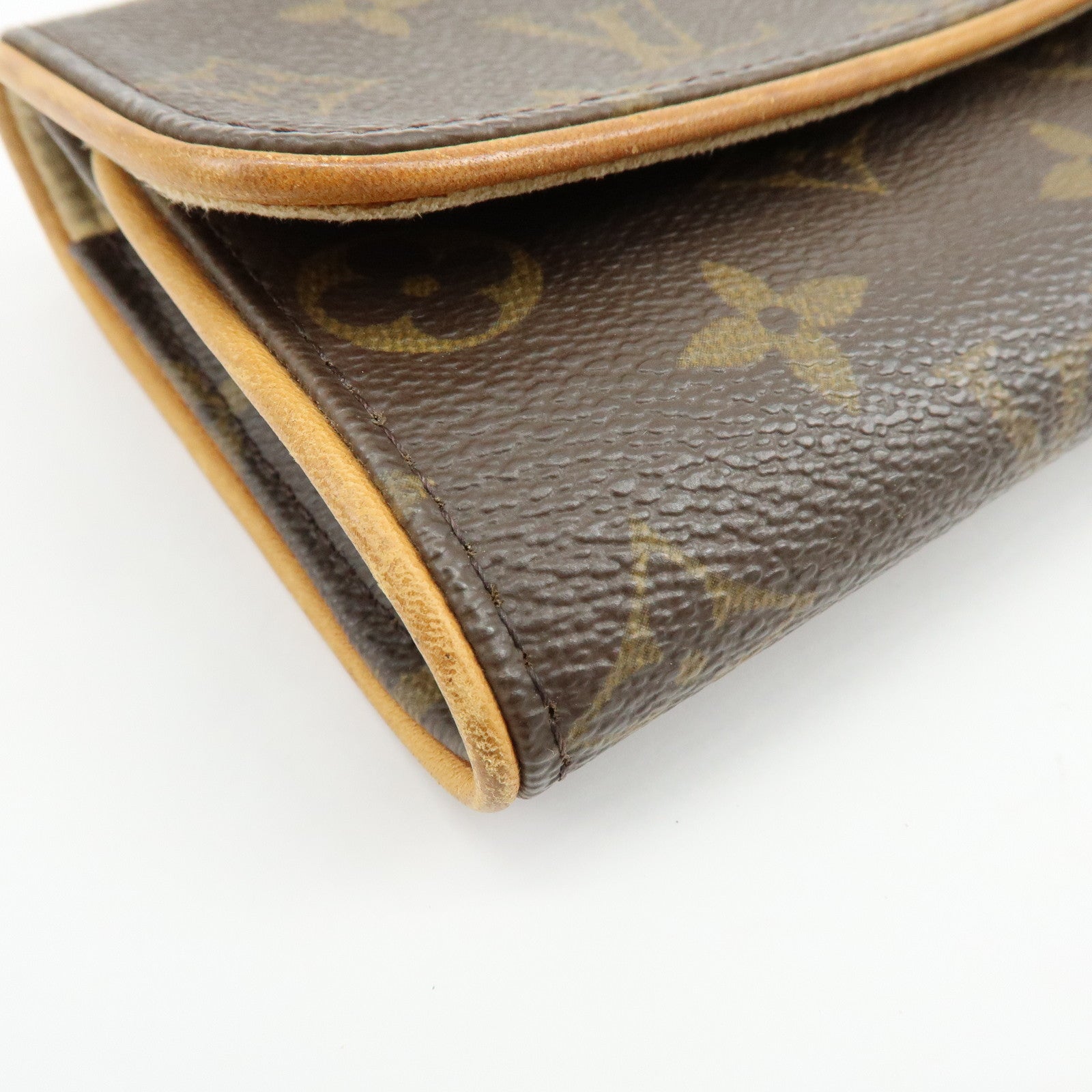 Louis Vuitton Monogram Pochette Twin PM Shoulder Bag Brown M51854