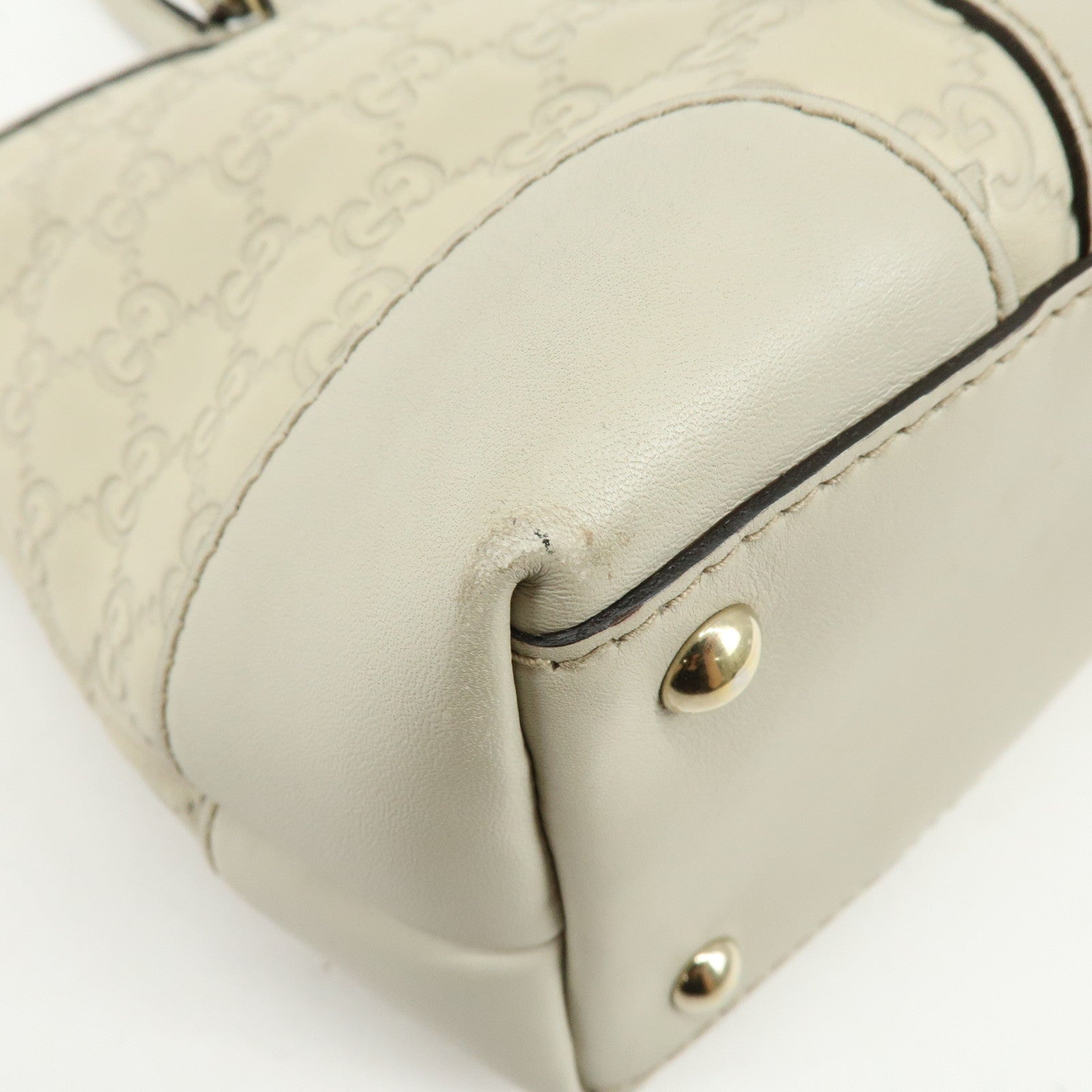 GUCCI Interlocking G Lovely Heart Guccissima Leather Tote Bag 257069