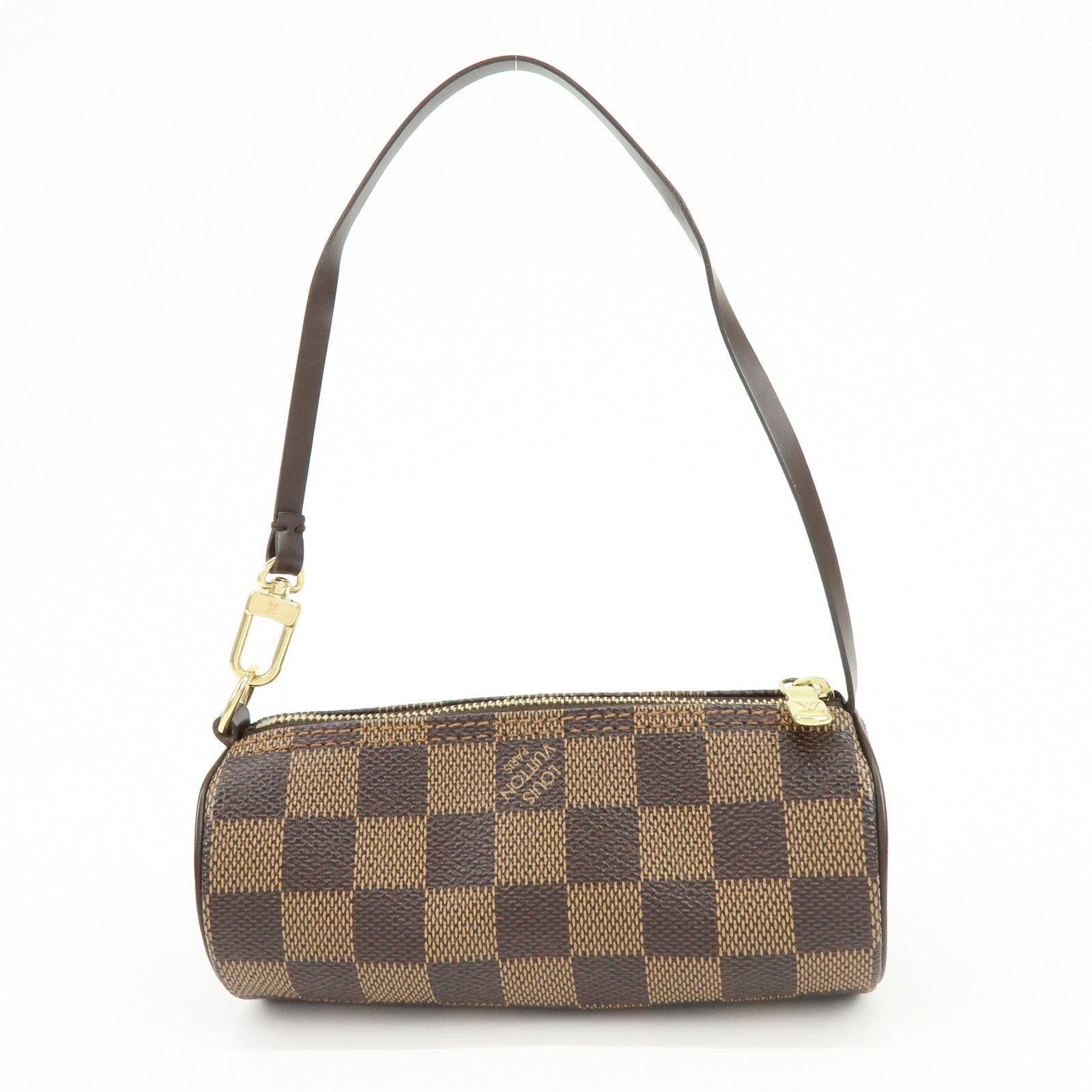 Louis Vuitton Damier Ebene Mini Pouch For Pappillon Bag Brown