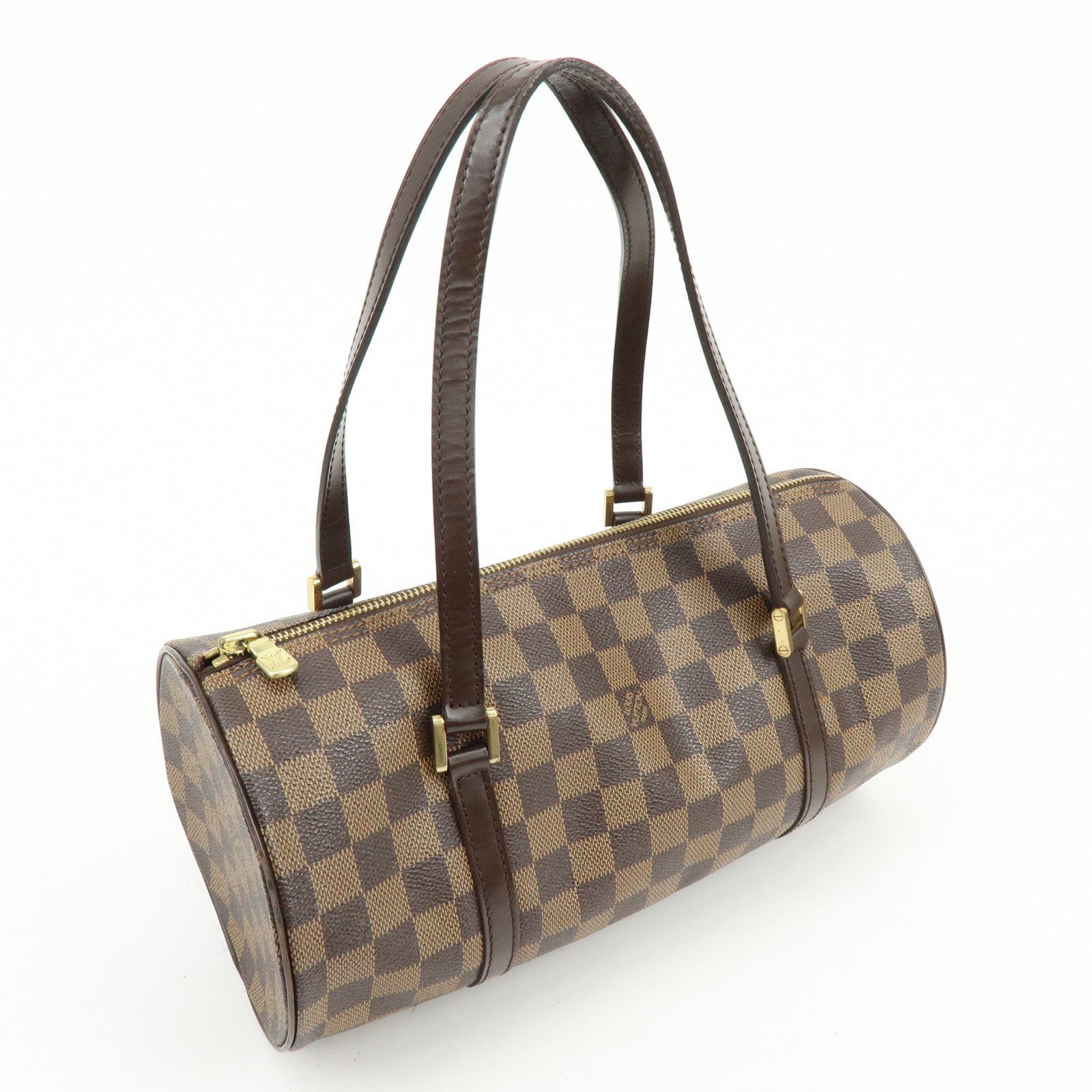 Louis Vuitton Damier Ebene Papillon 30 Hand Bag Brown N51303